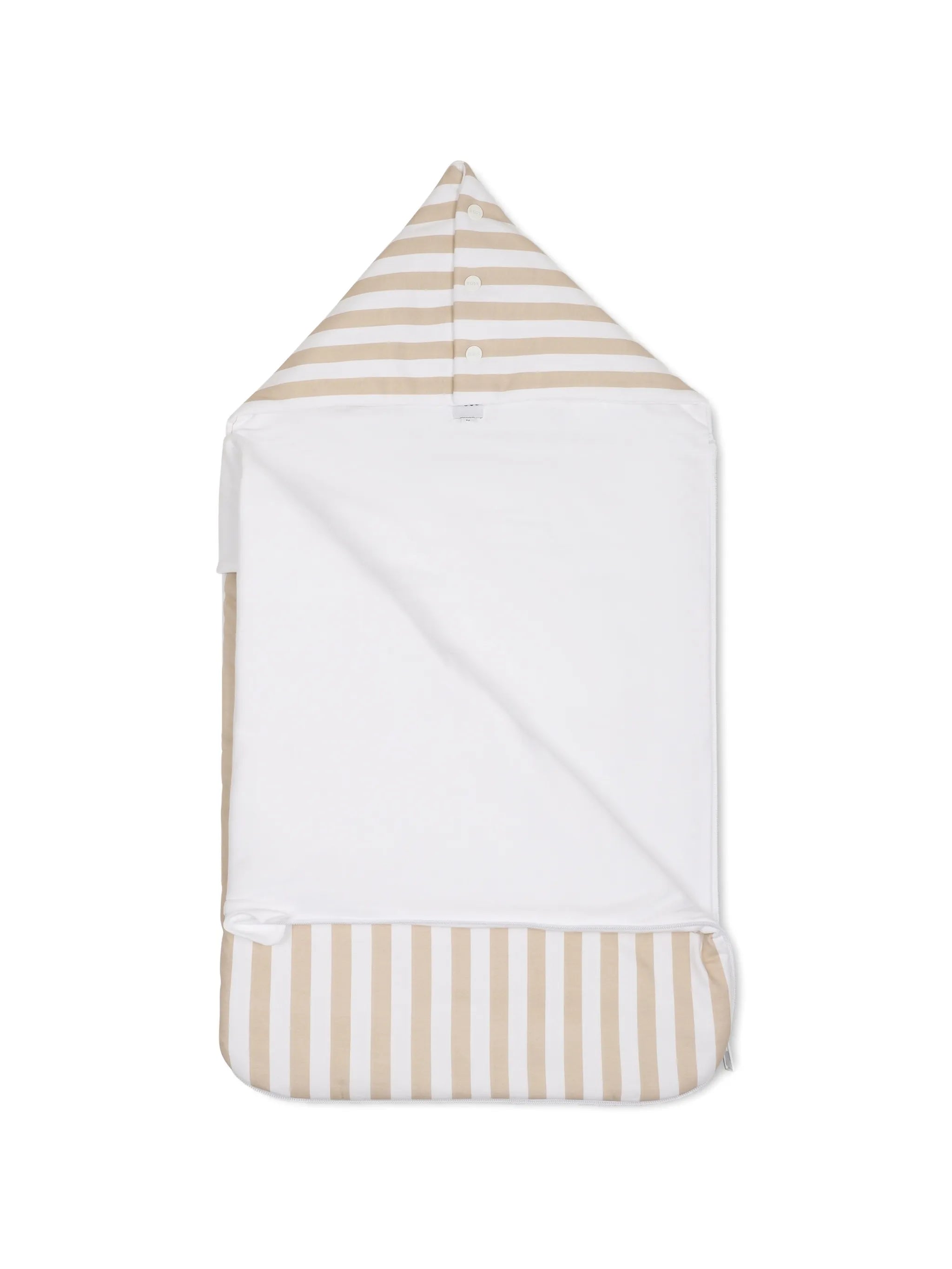 Embroidered Striped Sleeping Bag