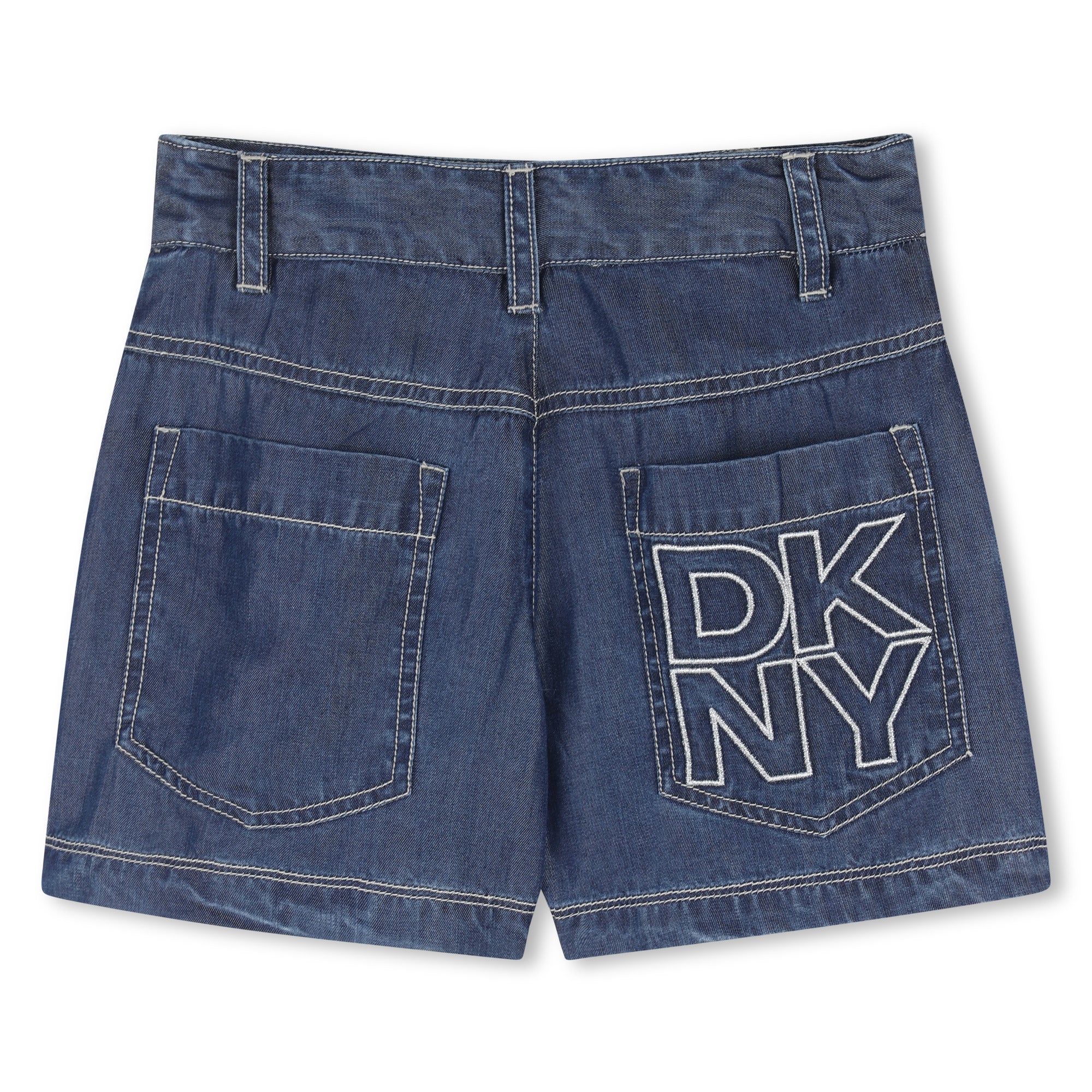 Denim Logo Shorts