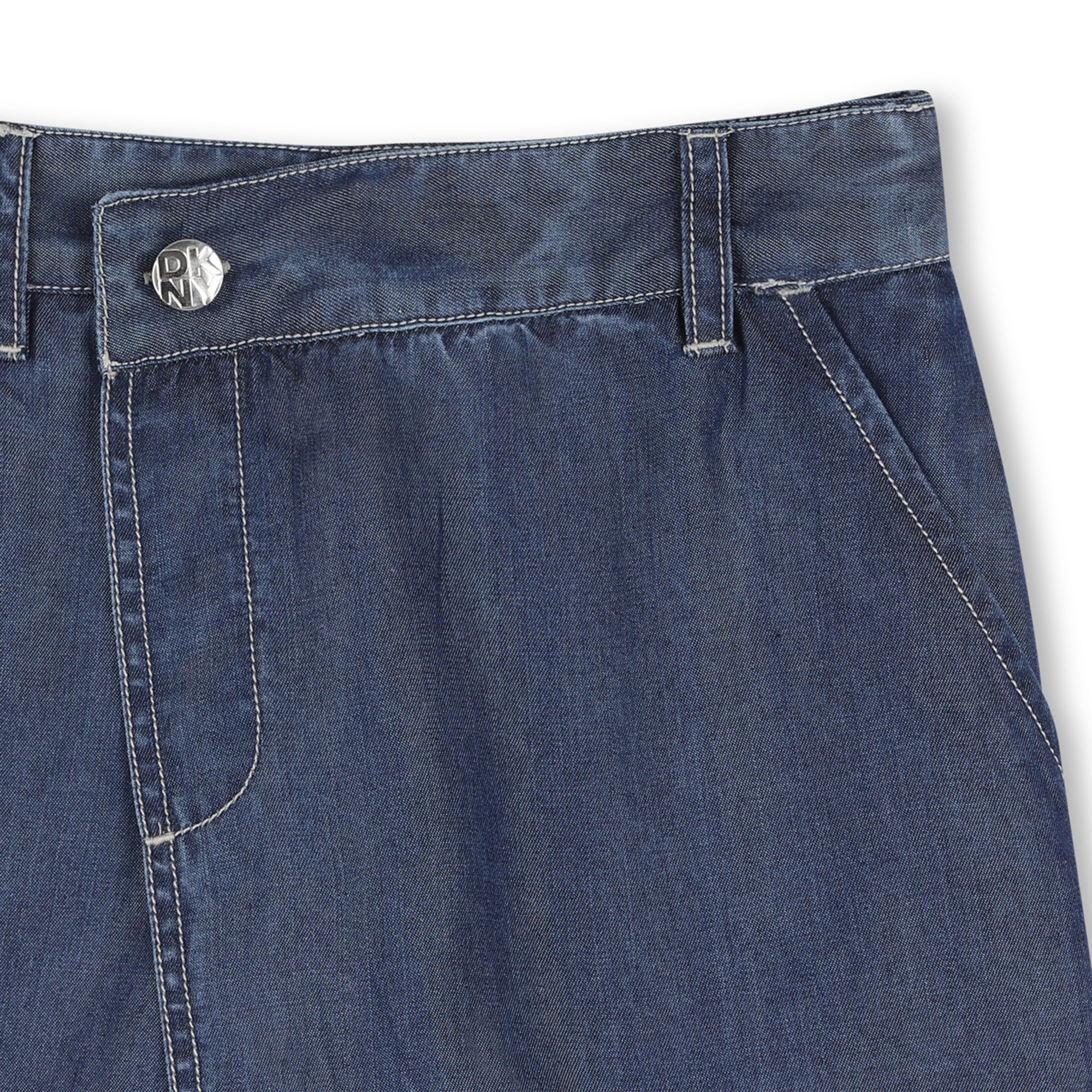 Denim Logo Shorts