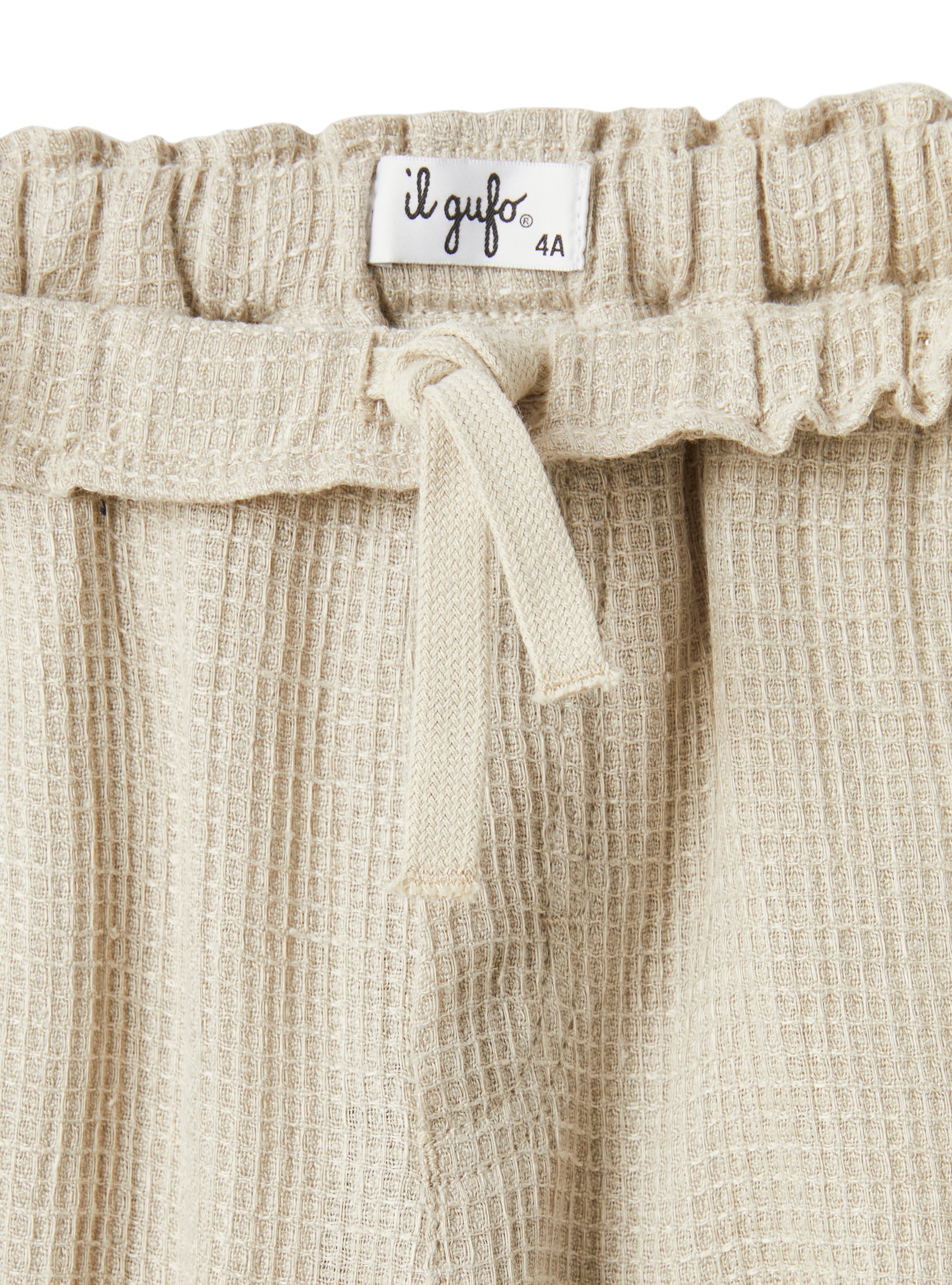 Linen Waffle Trousers