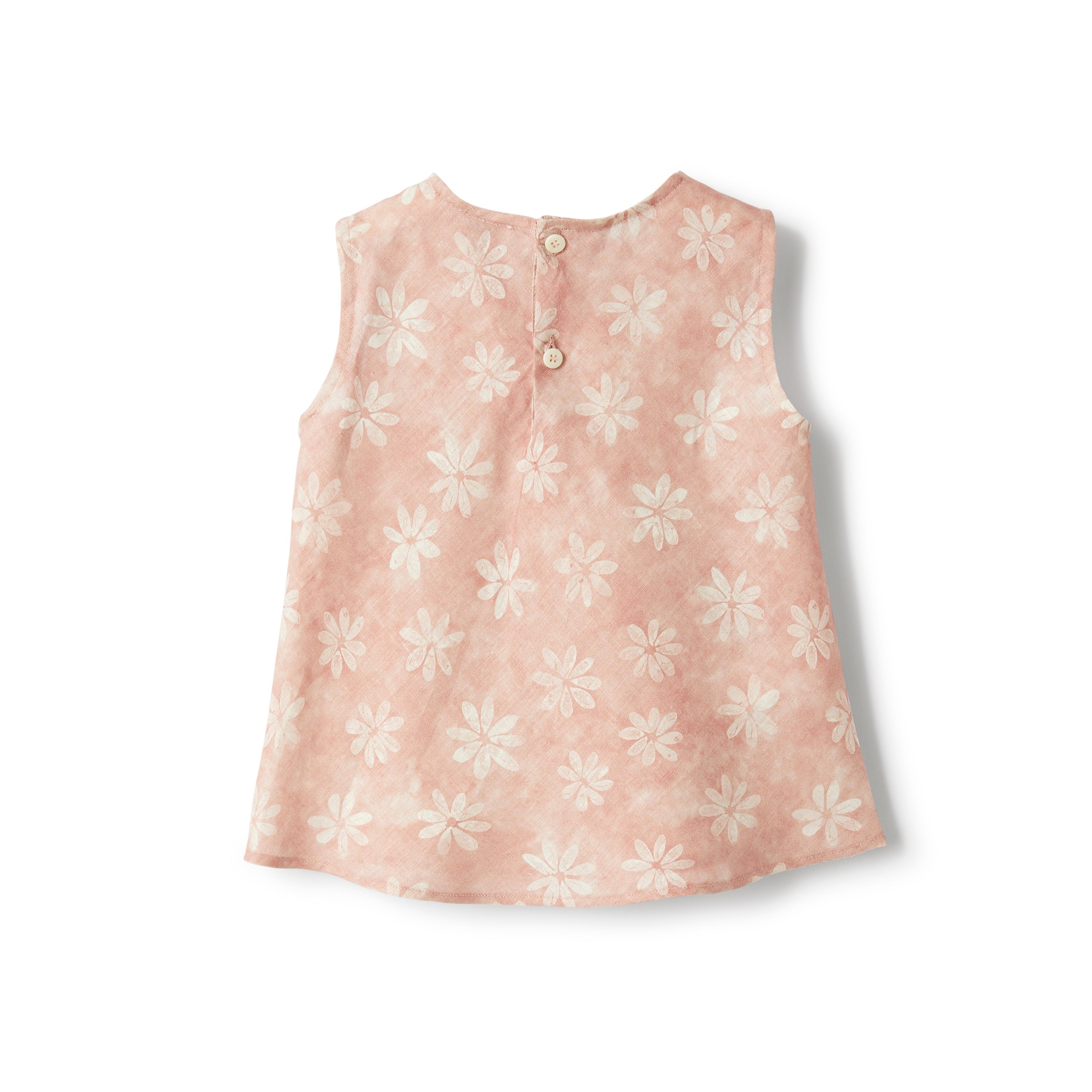 Floral Print Linen Top
