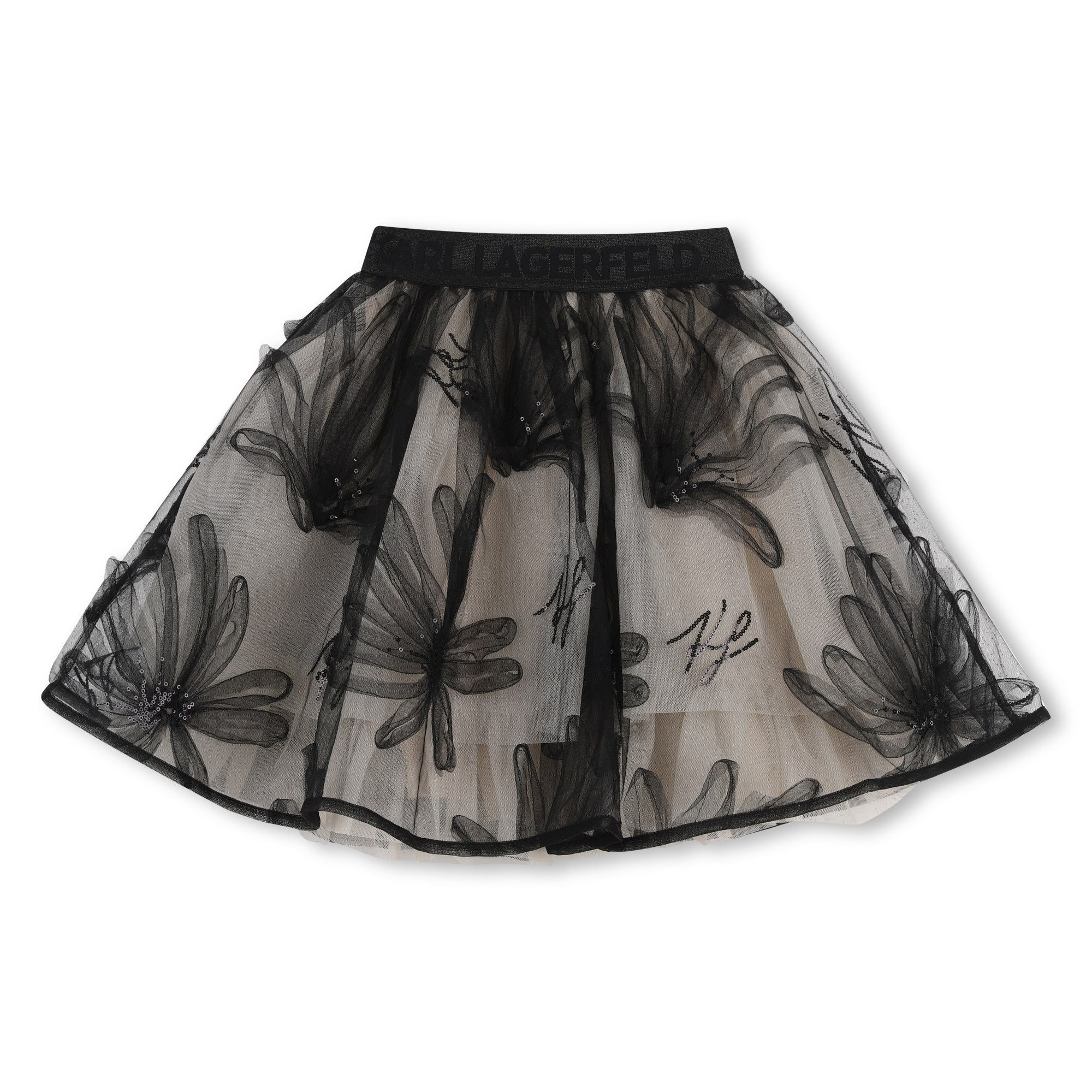 Floral Tulle Skirt