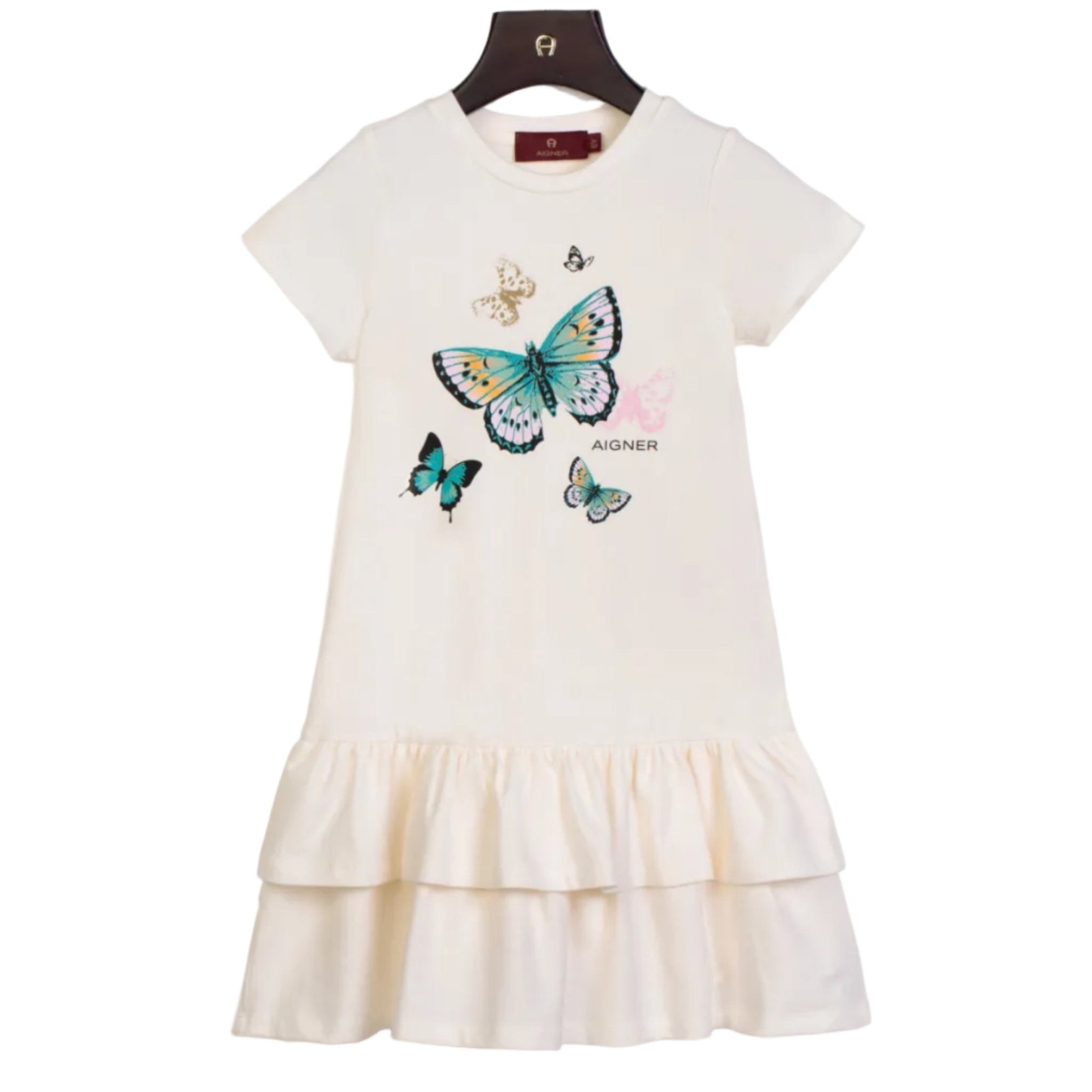 AIGNERButterflies Ruffle Dress4062176856825SAVANNA