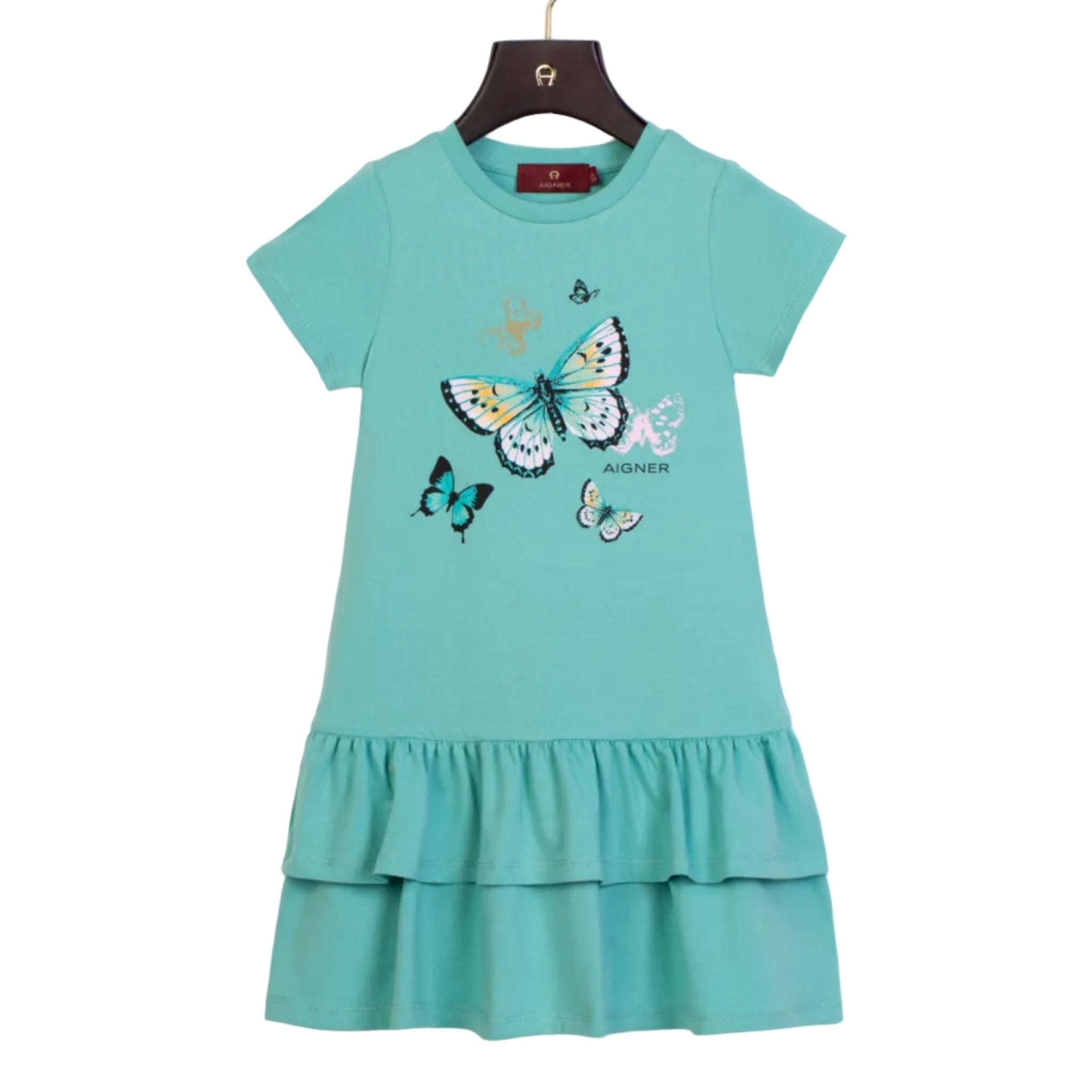 AIGNERButterflies Ruffle Dress4062176856900SAVANNA