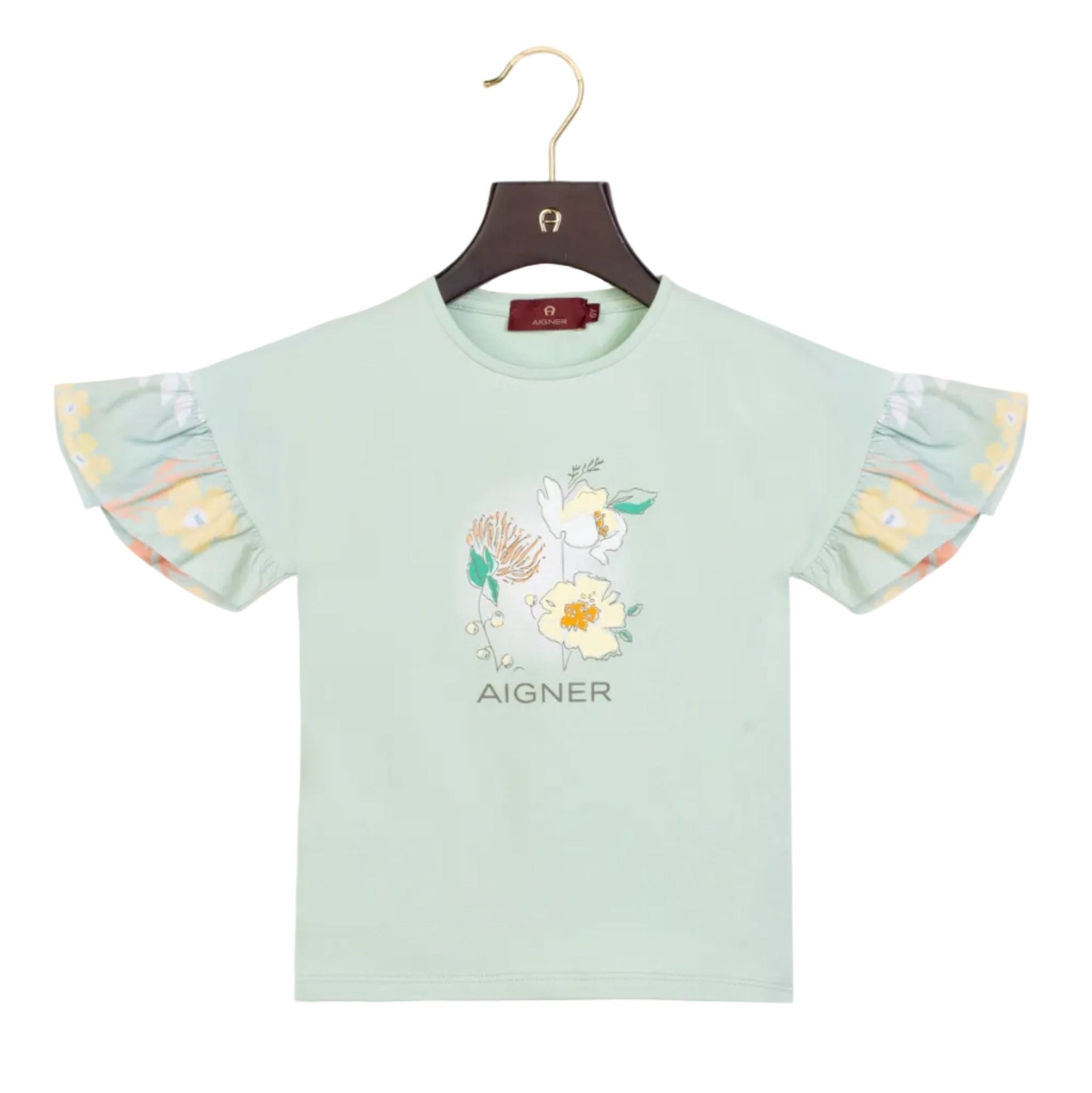 AIGNERFloral Tulle Print T-Shirt4062176859383SAVANNA