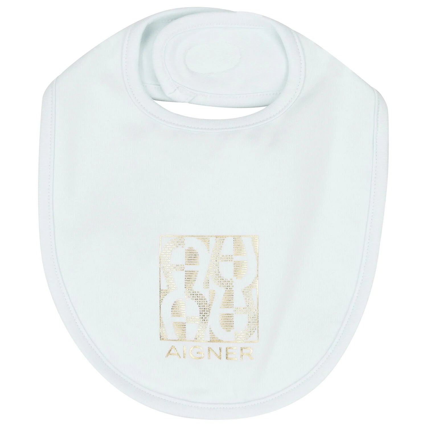 AIGNERGold Logo Baby Bib4062176821380SAVANNA