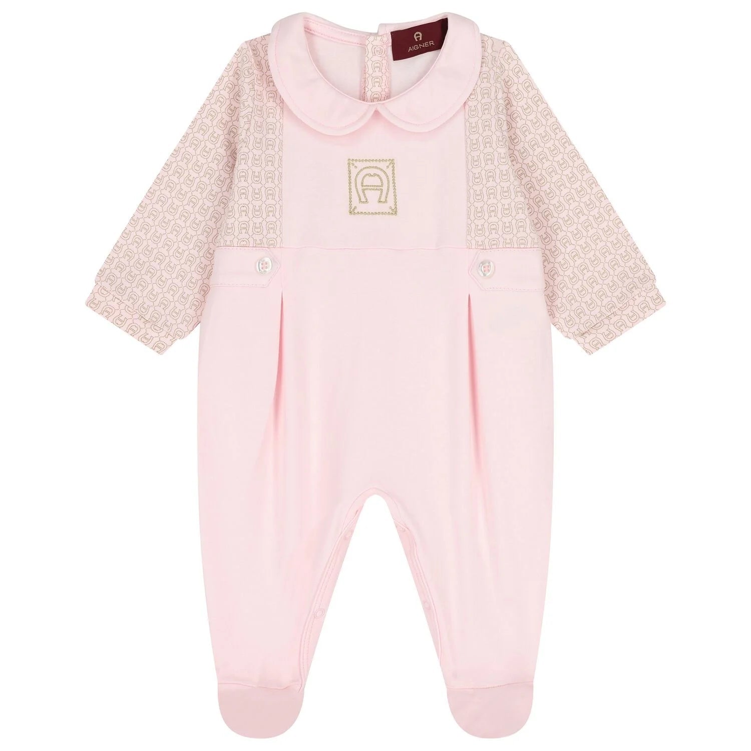 AIGNERGold Logo Babygrow4062176837077SAVANNA