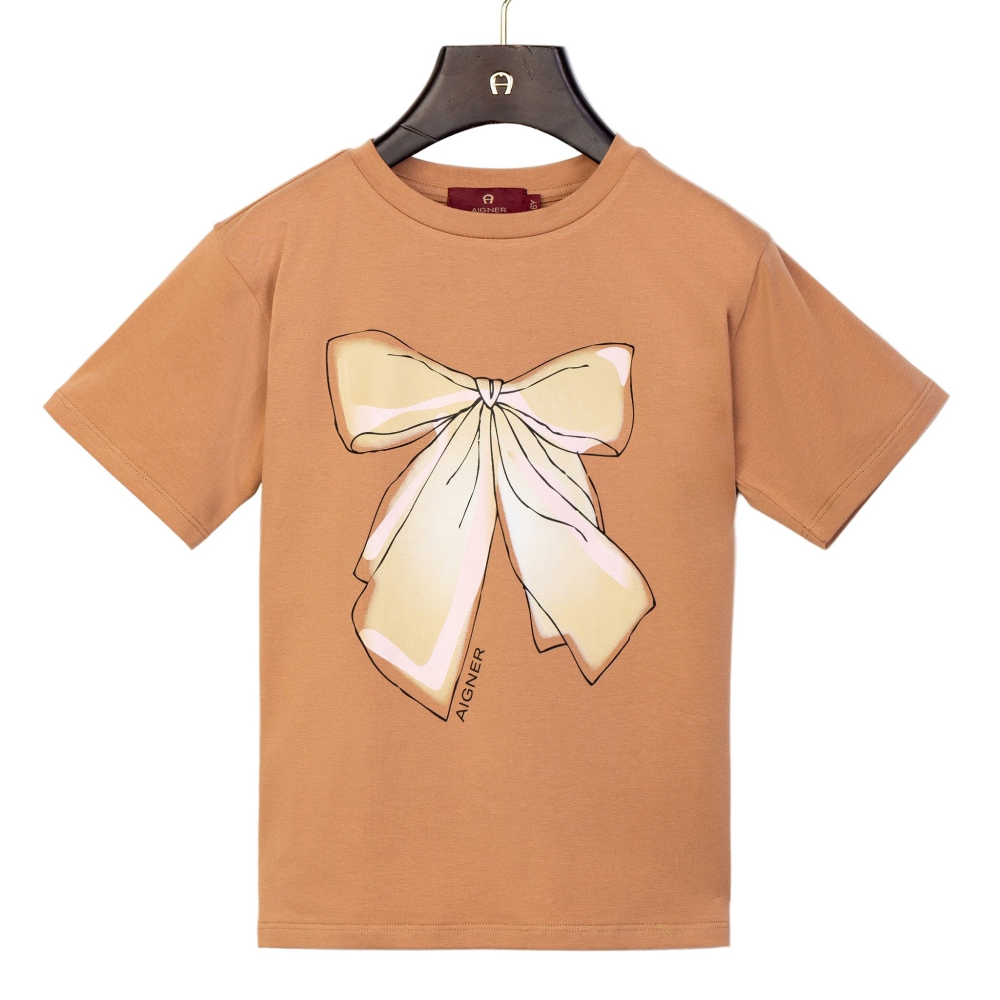 AIGNERGraphic Bow T-Shirt4062176771524SAVANNA
