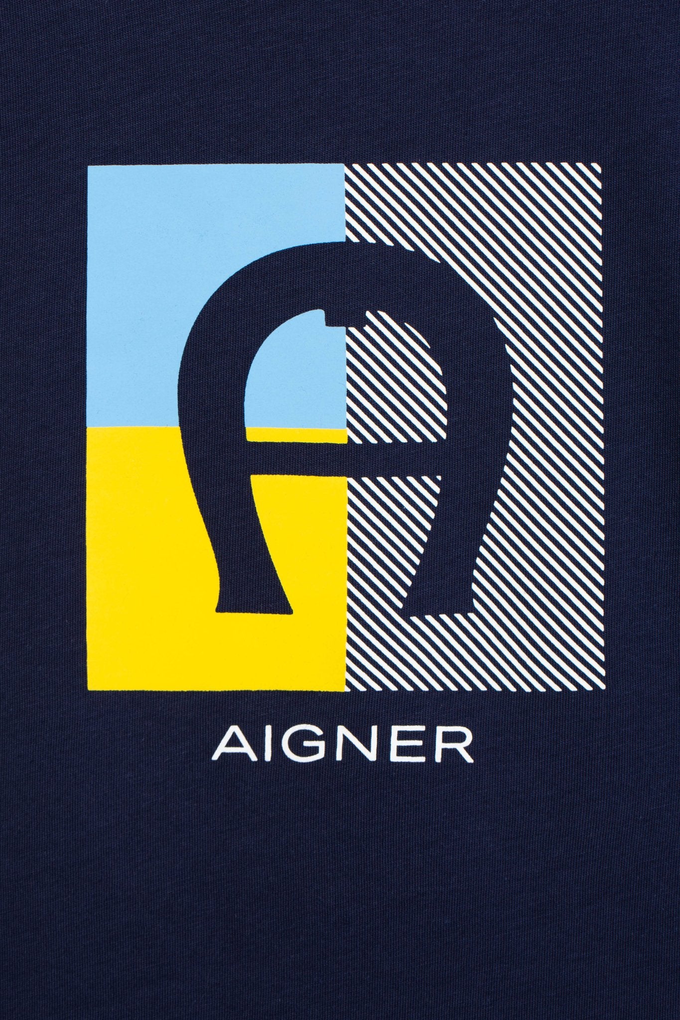 AIGNERJersey Logo Print T-Shirt4062176911333SAVANNA