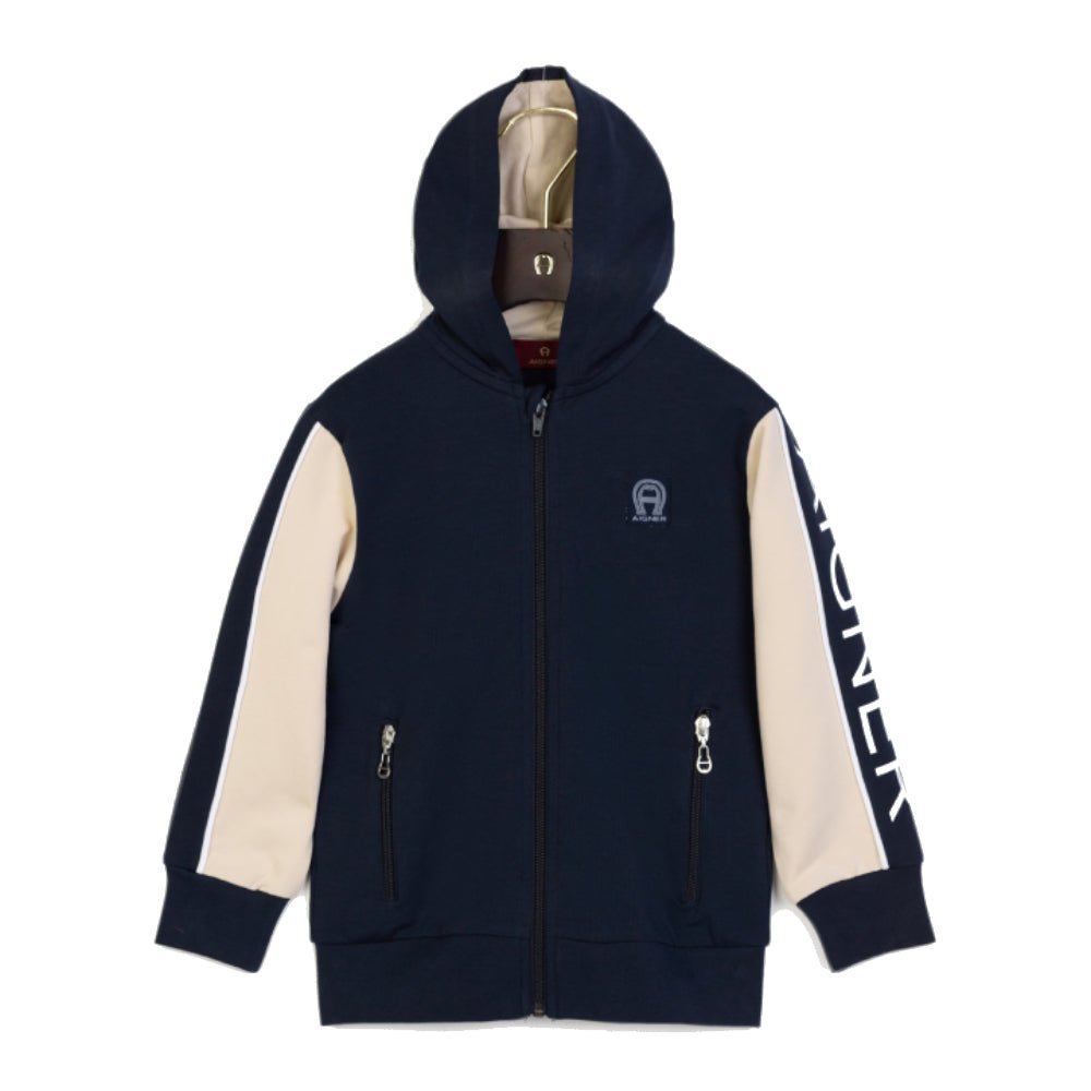 AIGNERLogo Block Zip - Up Hoodie4062176764311SAVANNA