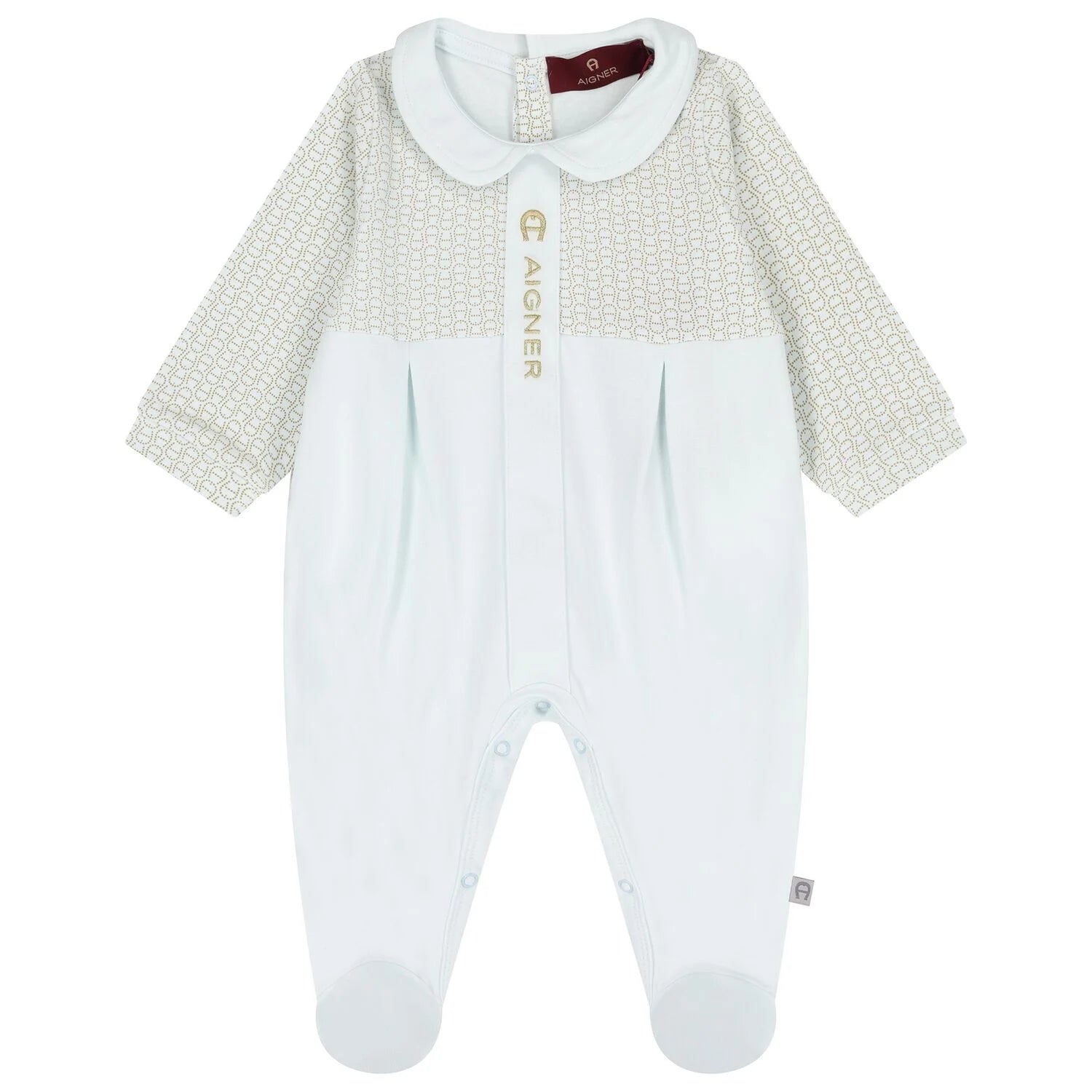 AIGNERLogo Peter Pan Collar Babygrow4062176821045SAVANNA