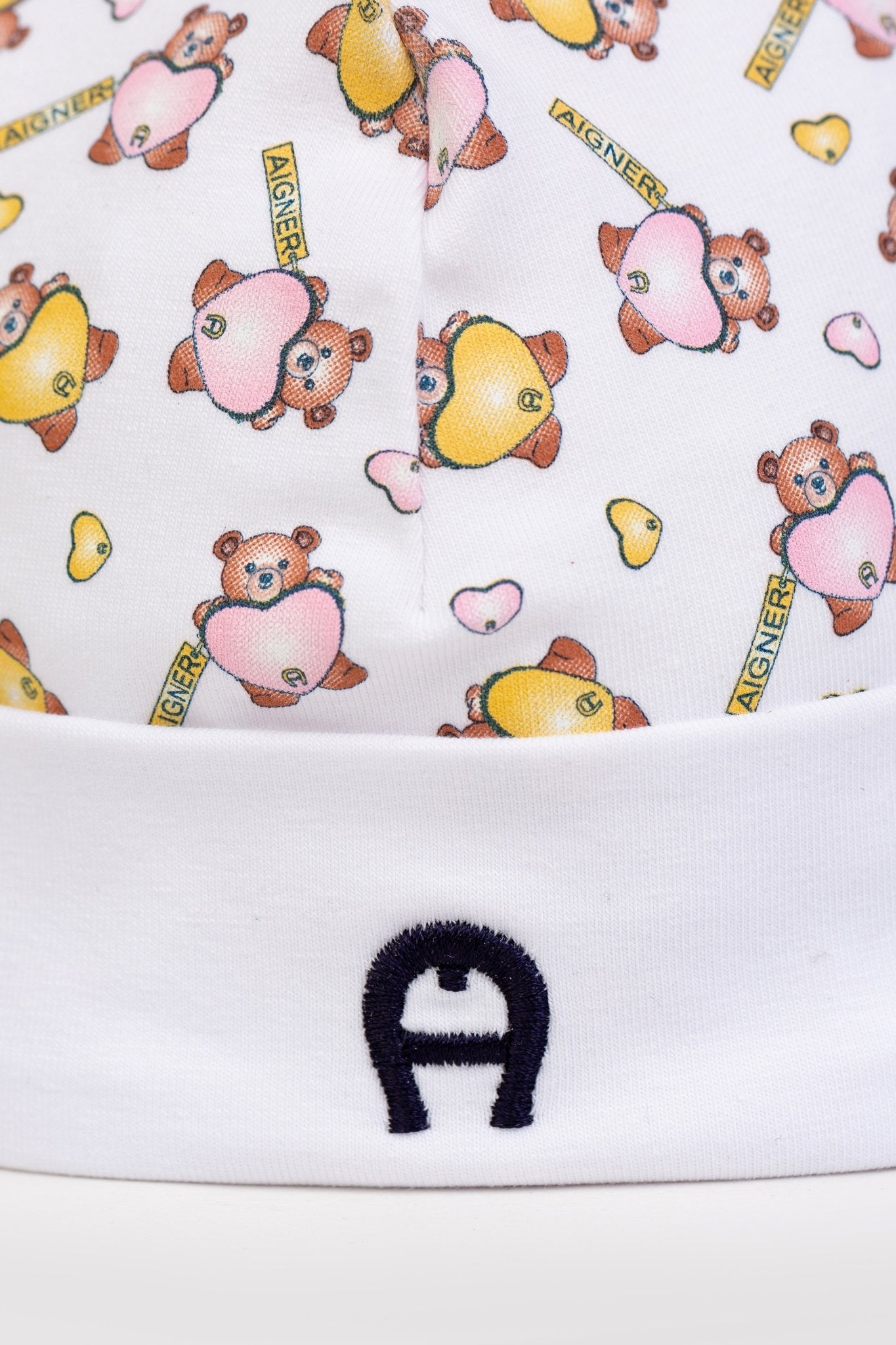 AIGNERTeddy Bear Print Hat4062176762324SAVANNA