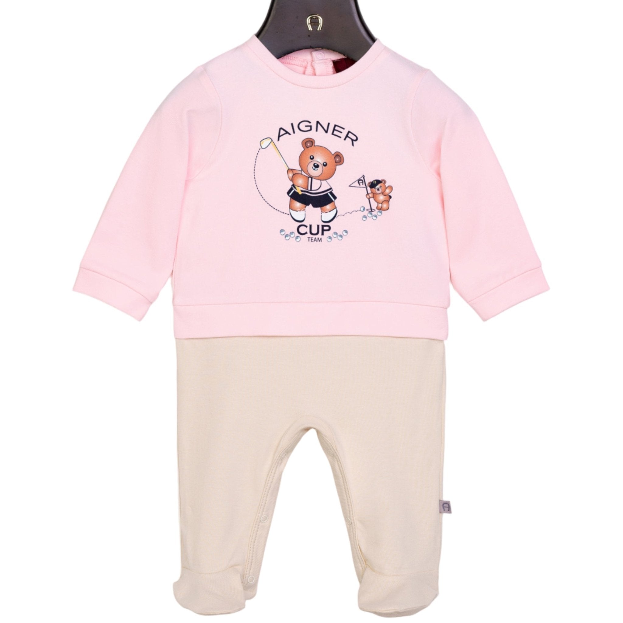 AIGNERTeddy Print Pyjama Babygrow4062176762126SAVANNA