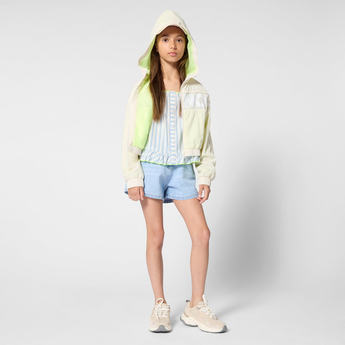 BillieblushEmbroidered Denim ShortsSAVANNA