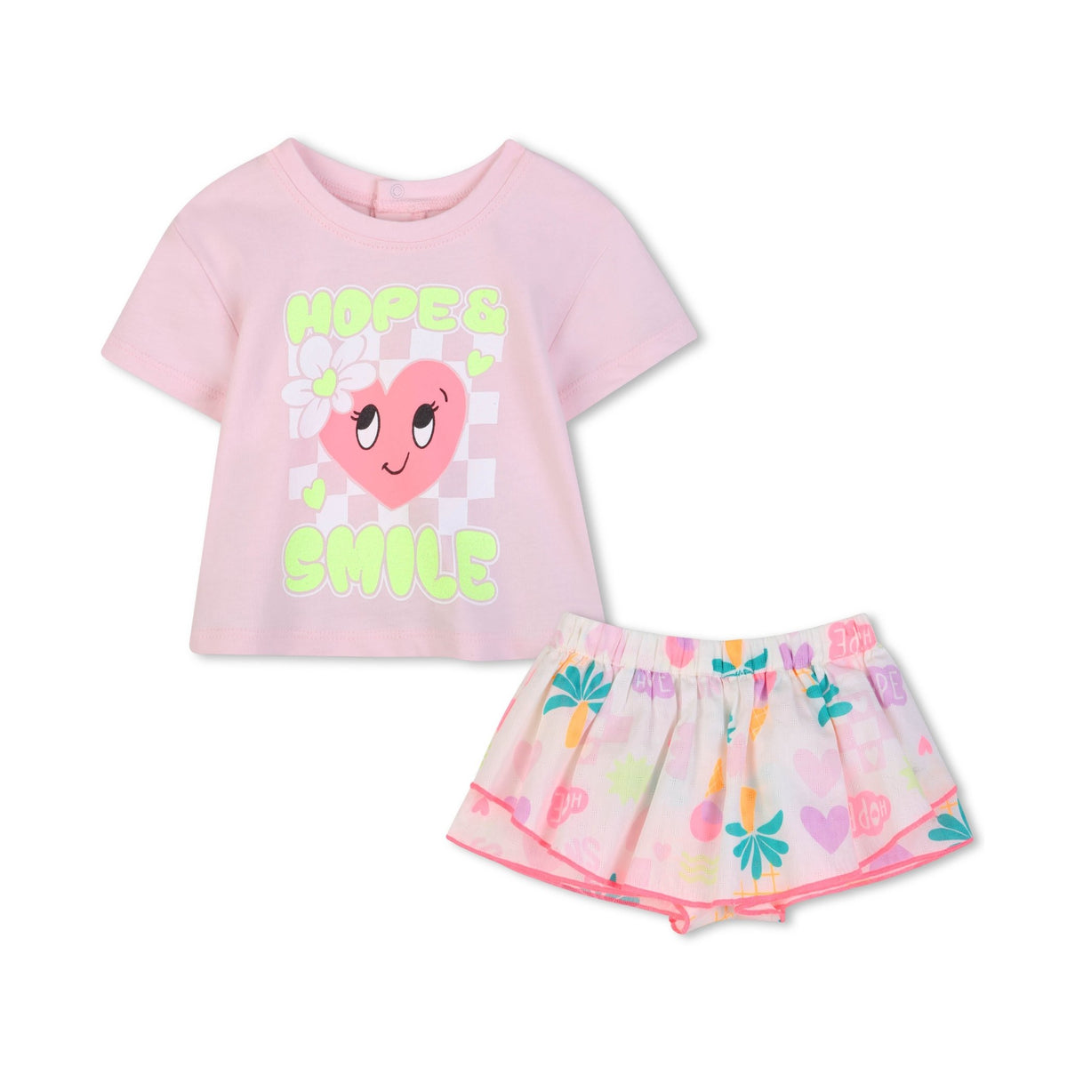 BillieblushGraphic Print Shorts Set3617165989612SAVANNA