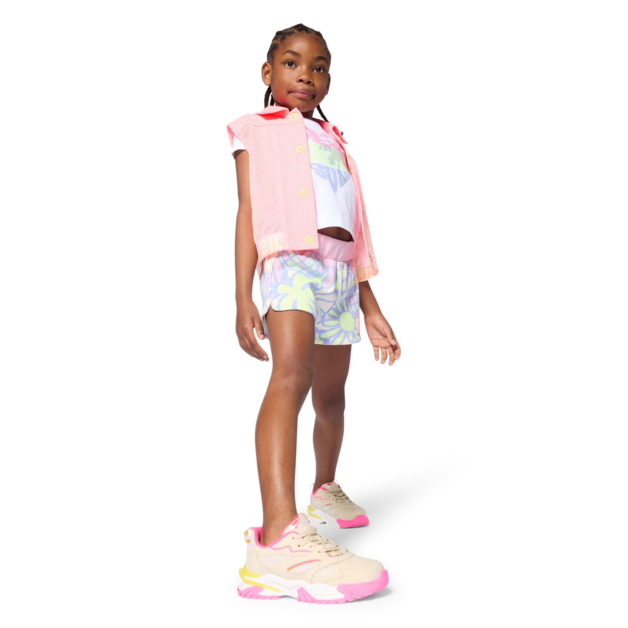BillieblushLace Panelled Sneakers3617165968150SAVANNA