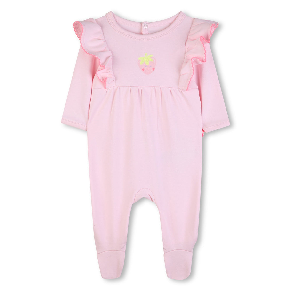 BillieblushRuffled Strawberry Motif Babygrow Set3617165956126SAVANNA
