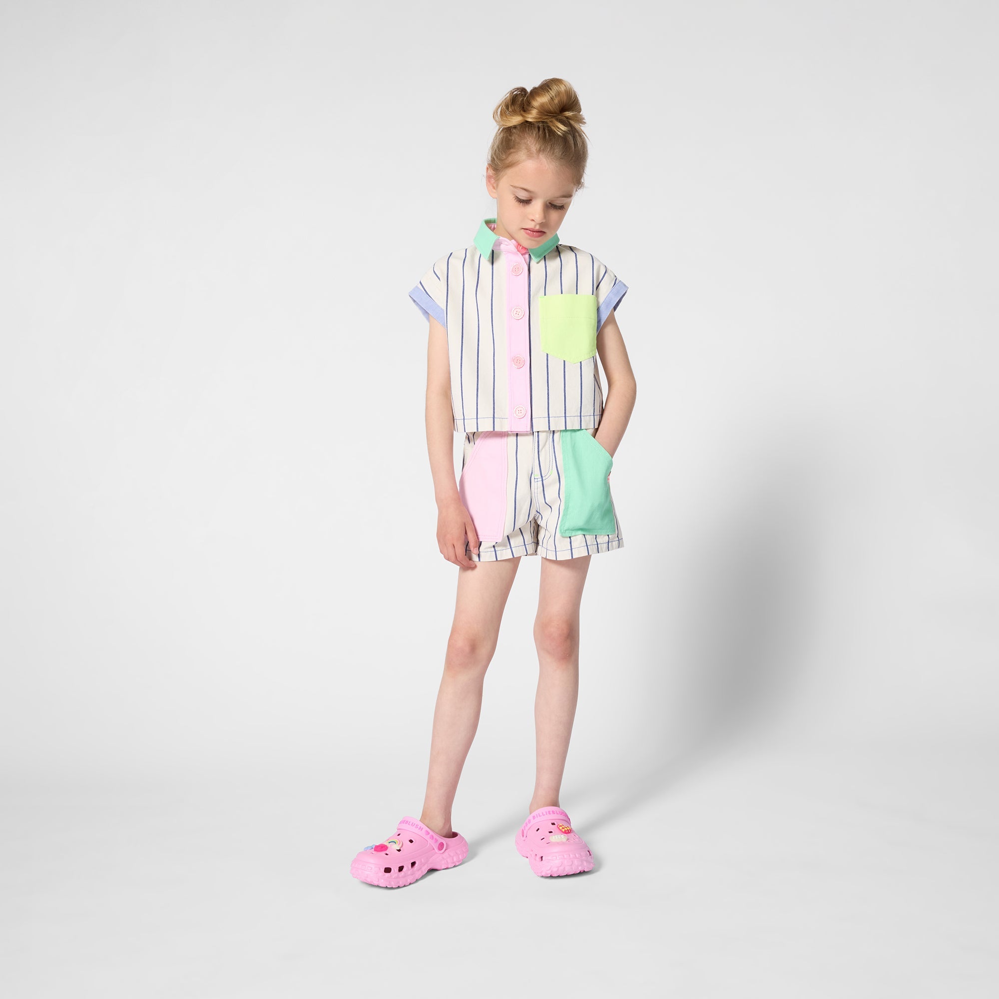 BillieblushStripe Pockets Shorts3617165872495SAVANNA