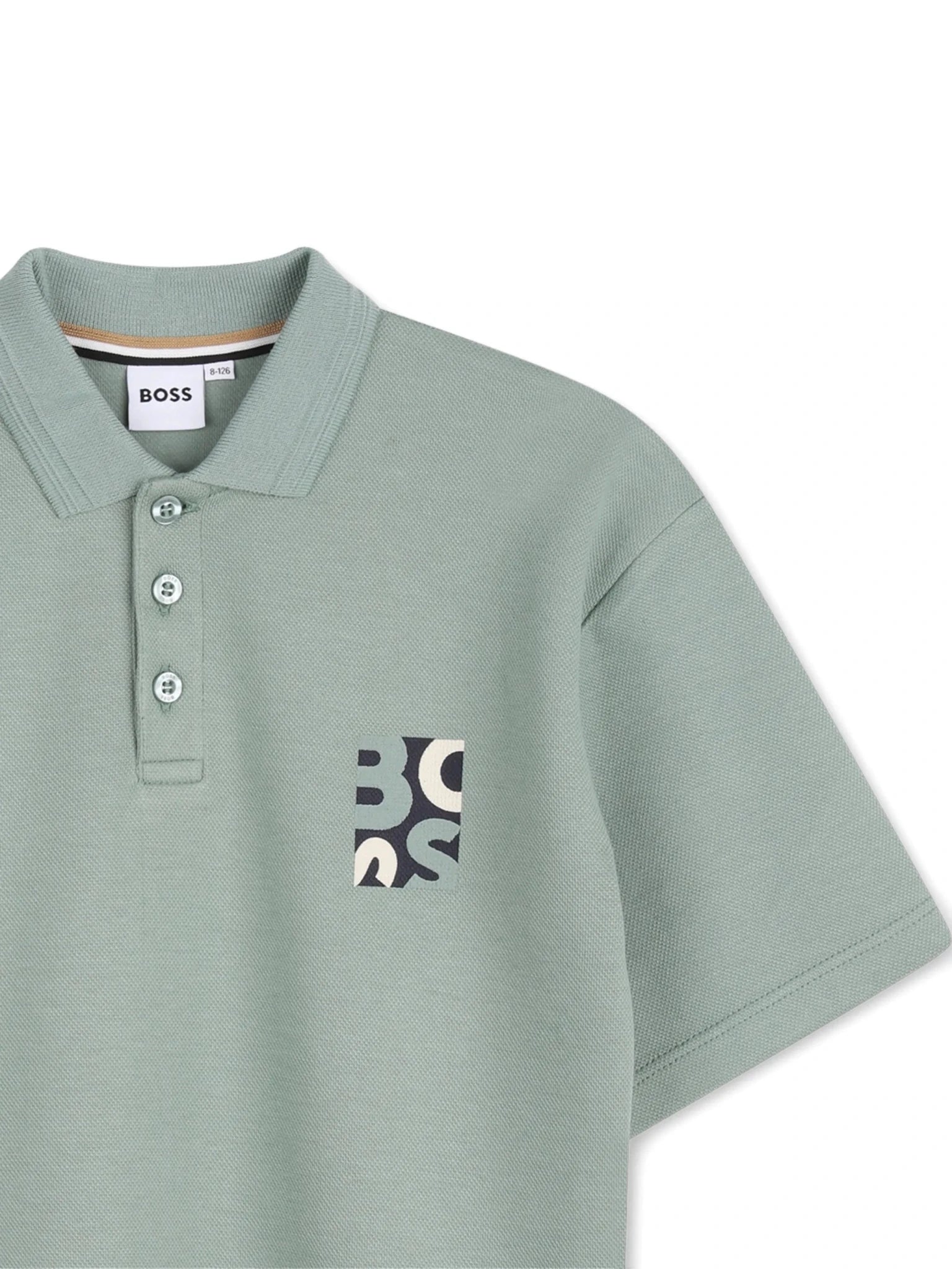 BossAbstract Logo Polo Shirt3617165906107SAVANNA