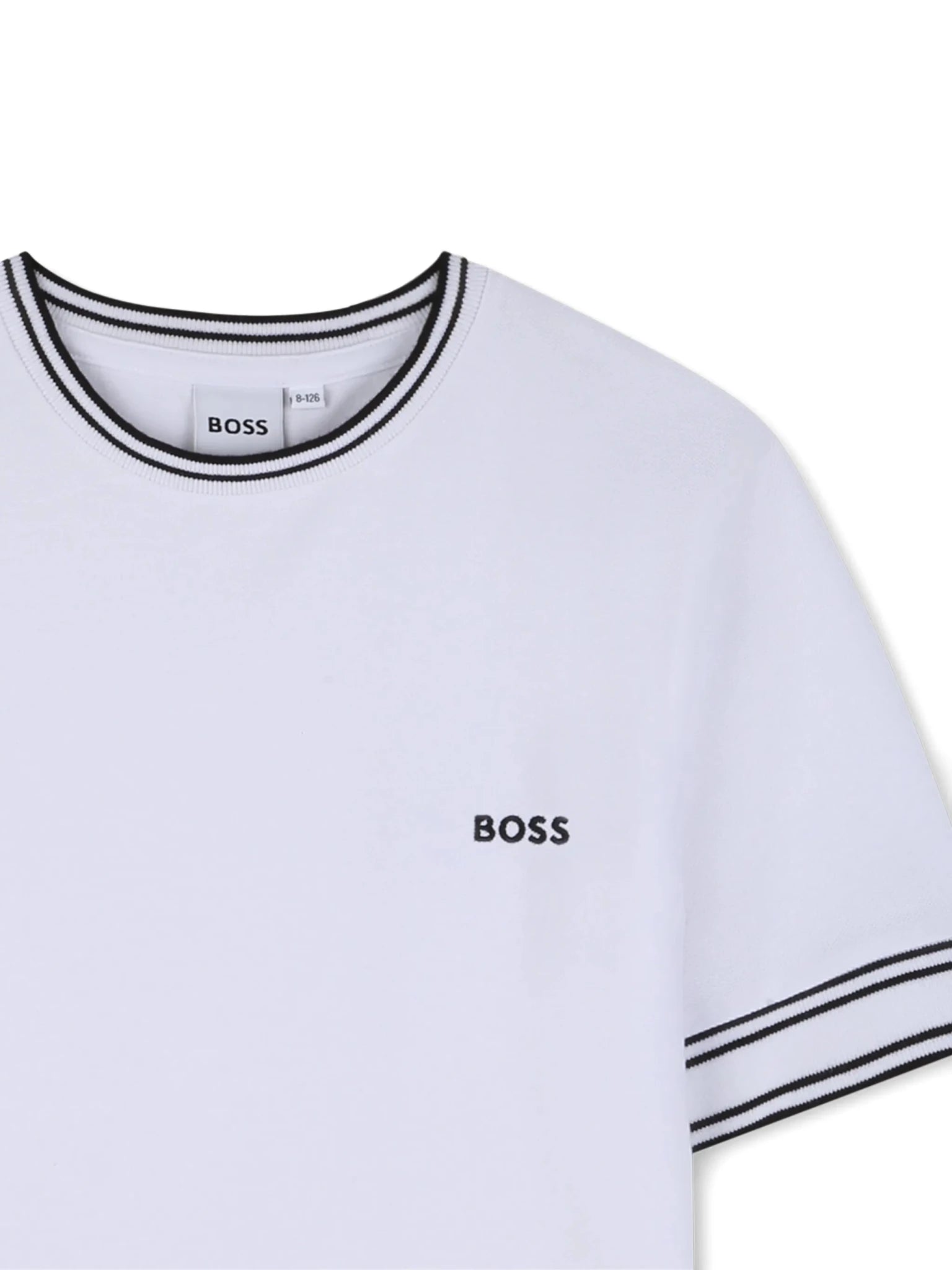 BossLogo Embroidered Striped T-Shirt3617165994555SAVANNA