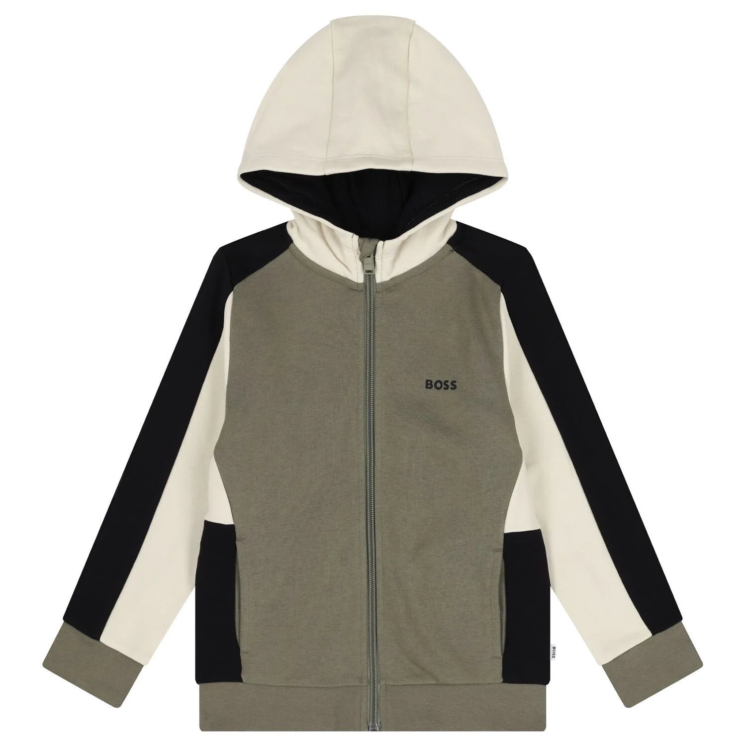 BossLogo Hooded Zip Up Top3617165781384SAVANNA