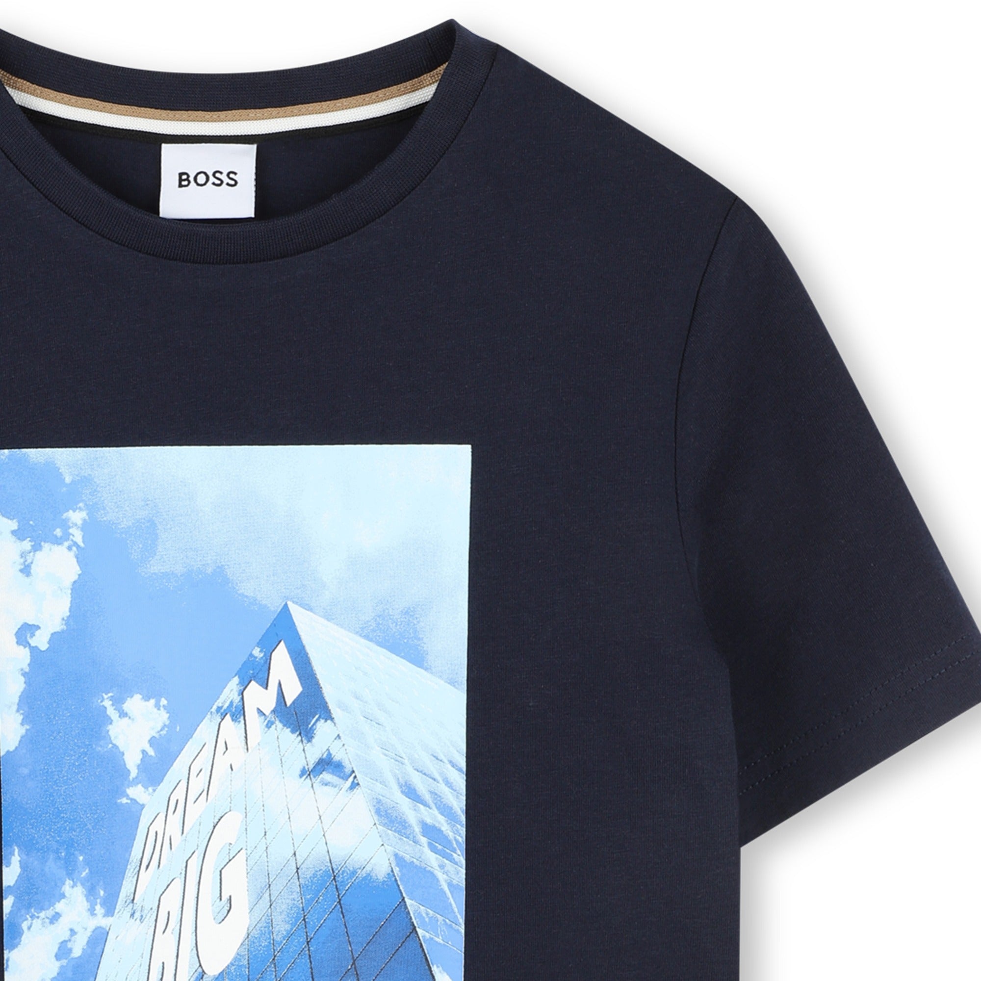 BossLogo Print T-Shirt3617165374142SAVANNA