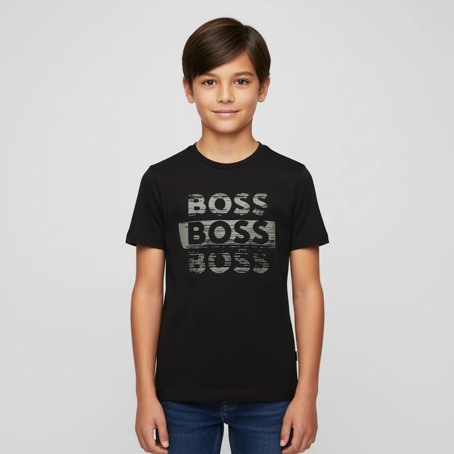 BossLogo Print T-Shirt3617165734571SAVANNA