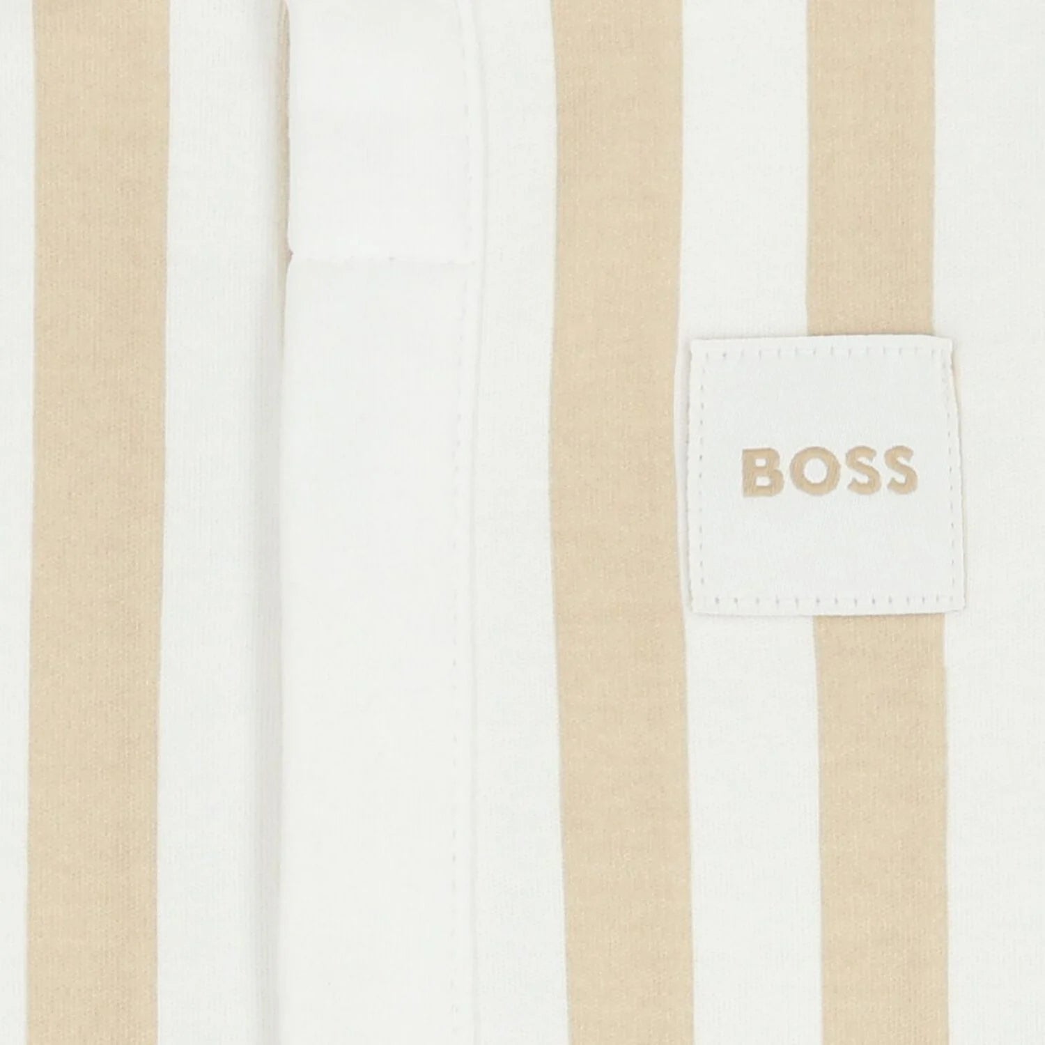 BossStriped Logo RomperSAVANNA