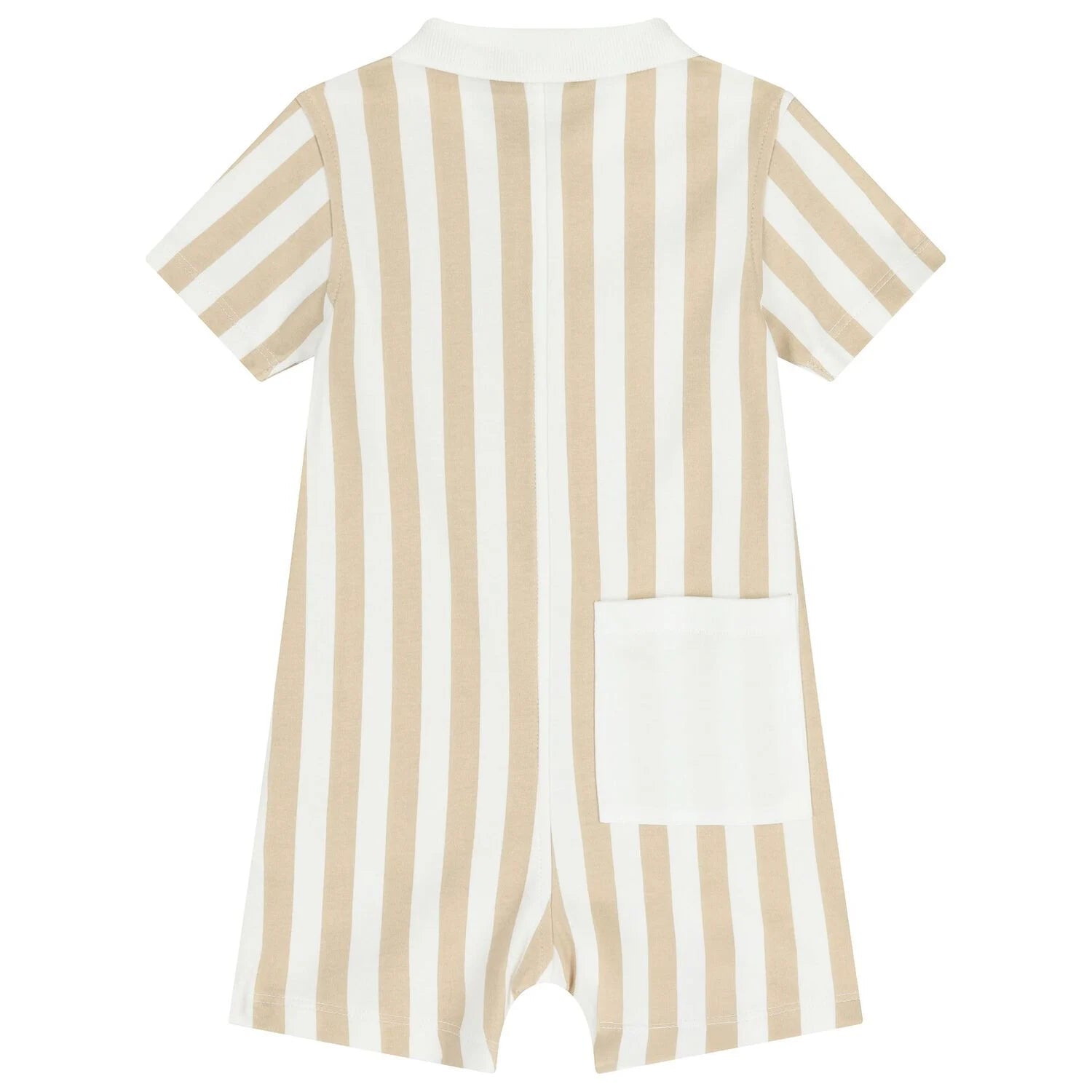 BossStriped Logo RomperSAVANNA