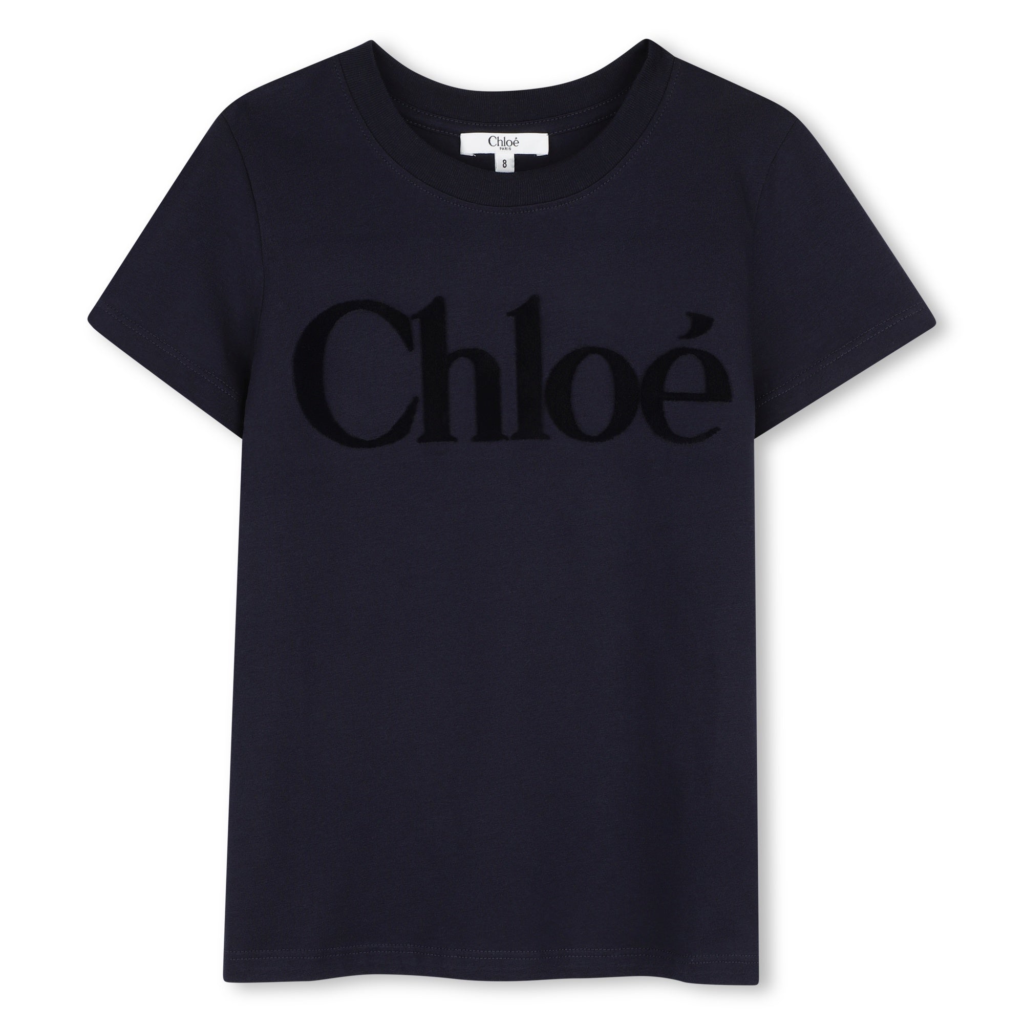CHLOÉJersey Logo Print T-Shirt3617165531248SAVANNA