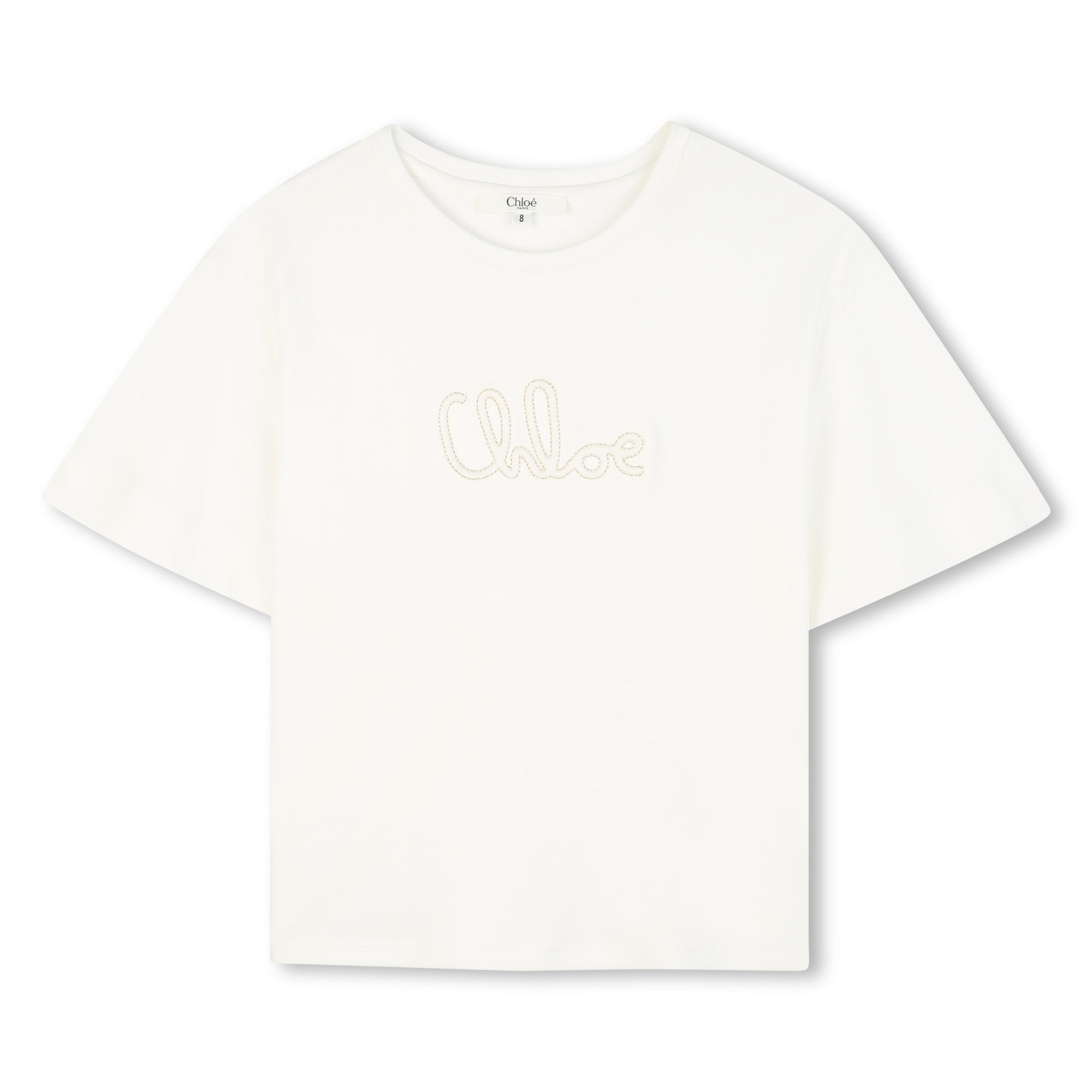 CHLOÉJersey Logo Print T-Shirt3617165540141SAVANNA