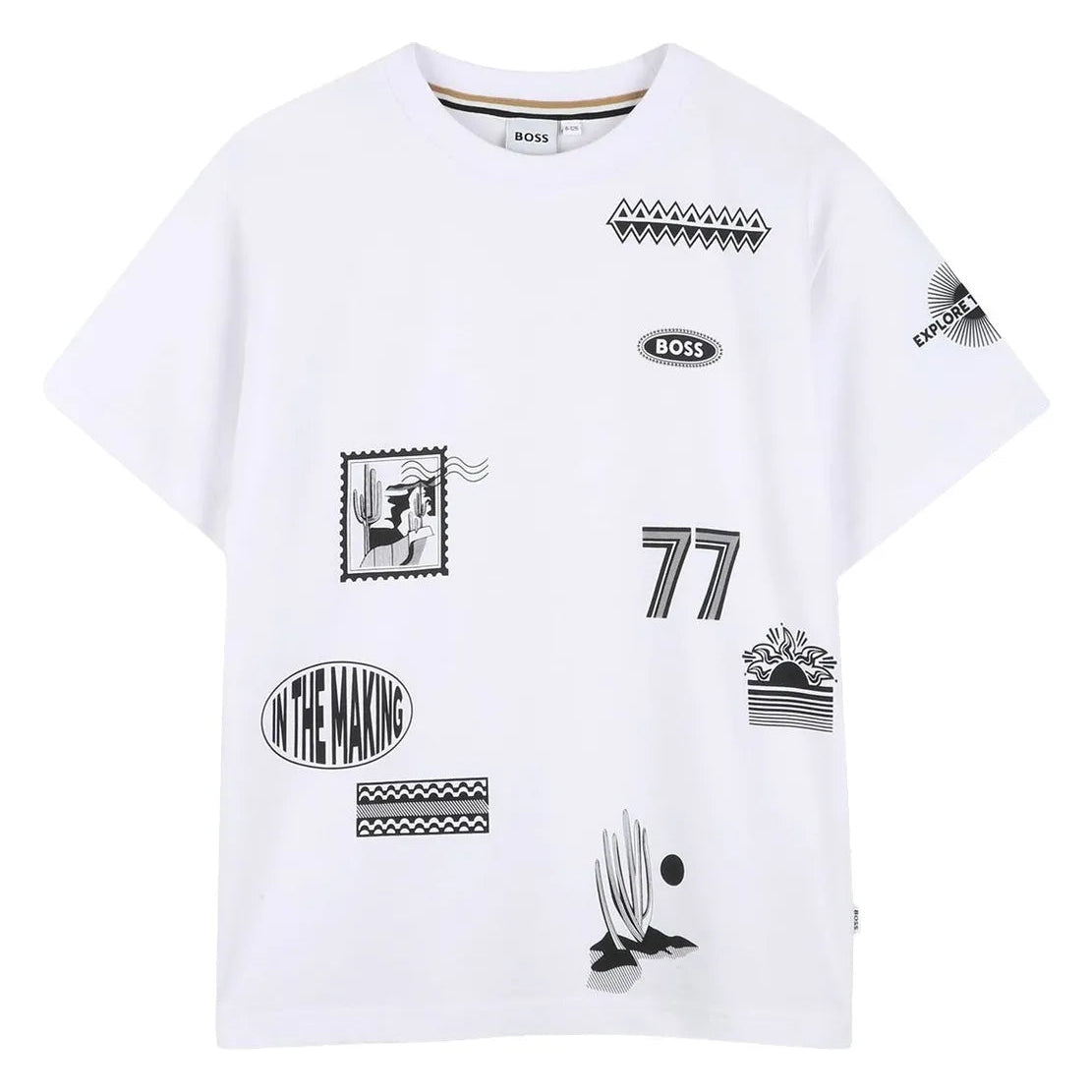 Badges Printed T-Shirt