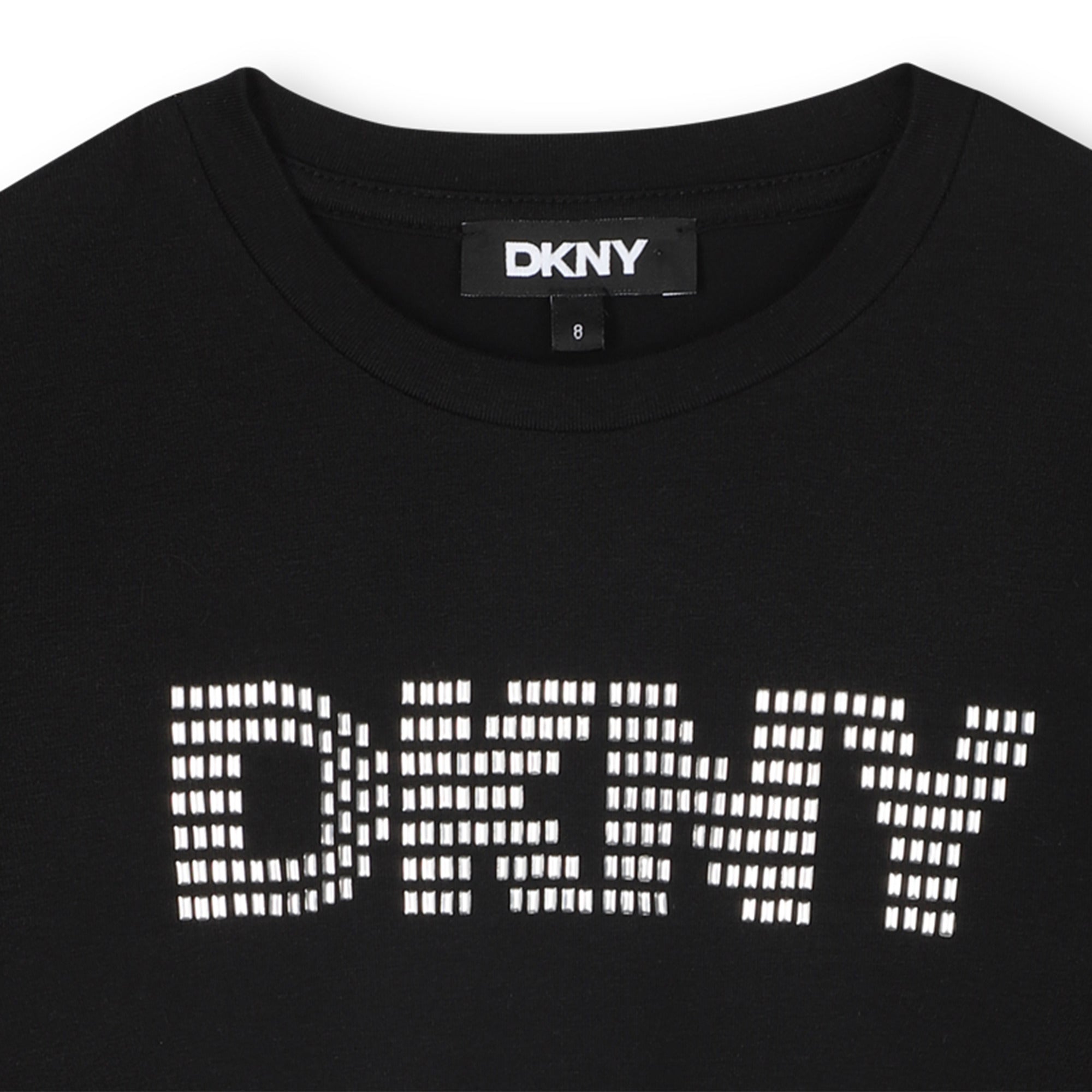 DKNYEmbellished Logo Long Sleeve Top3617165576249SAVANNA