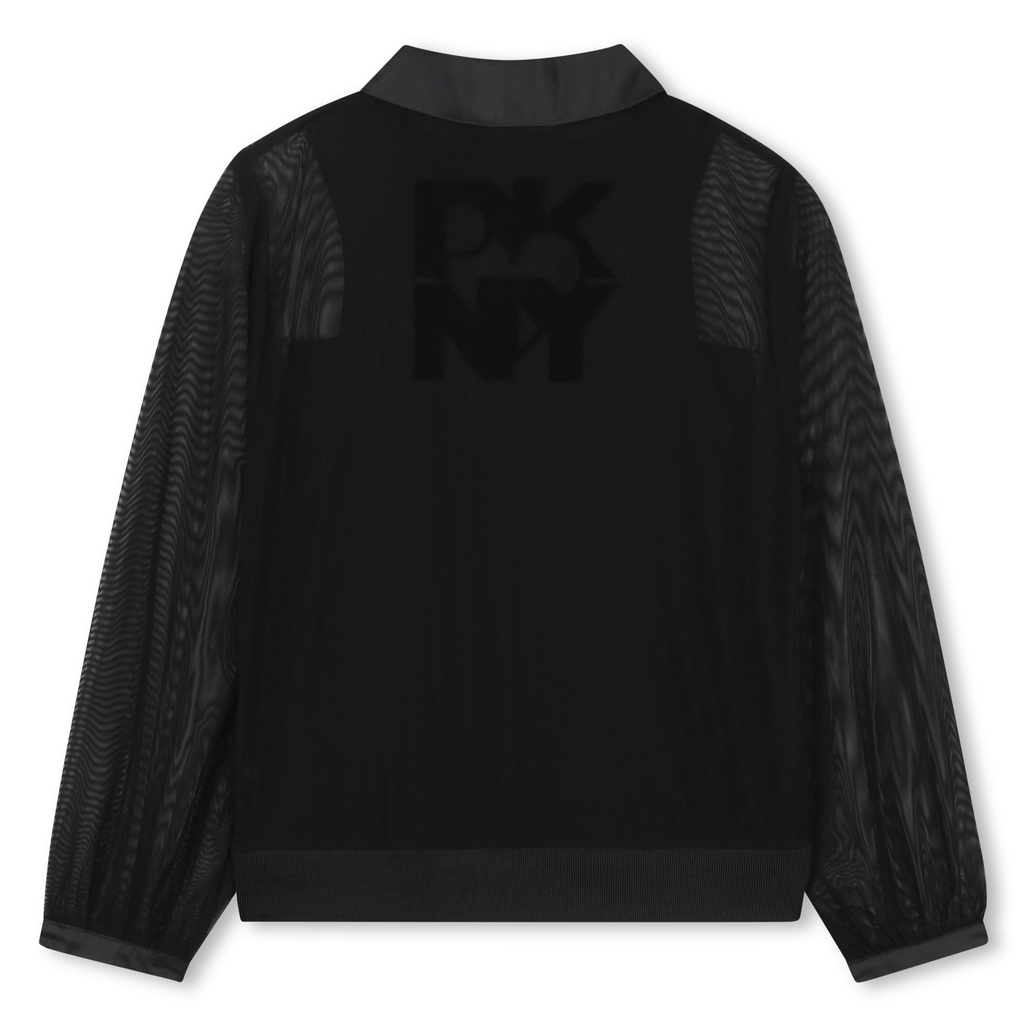 DKNYMesh Embroidered Logo Shirt3617165772924SAVANNA