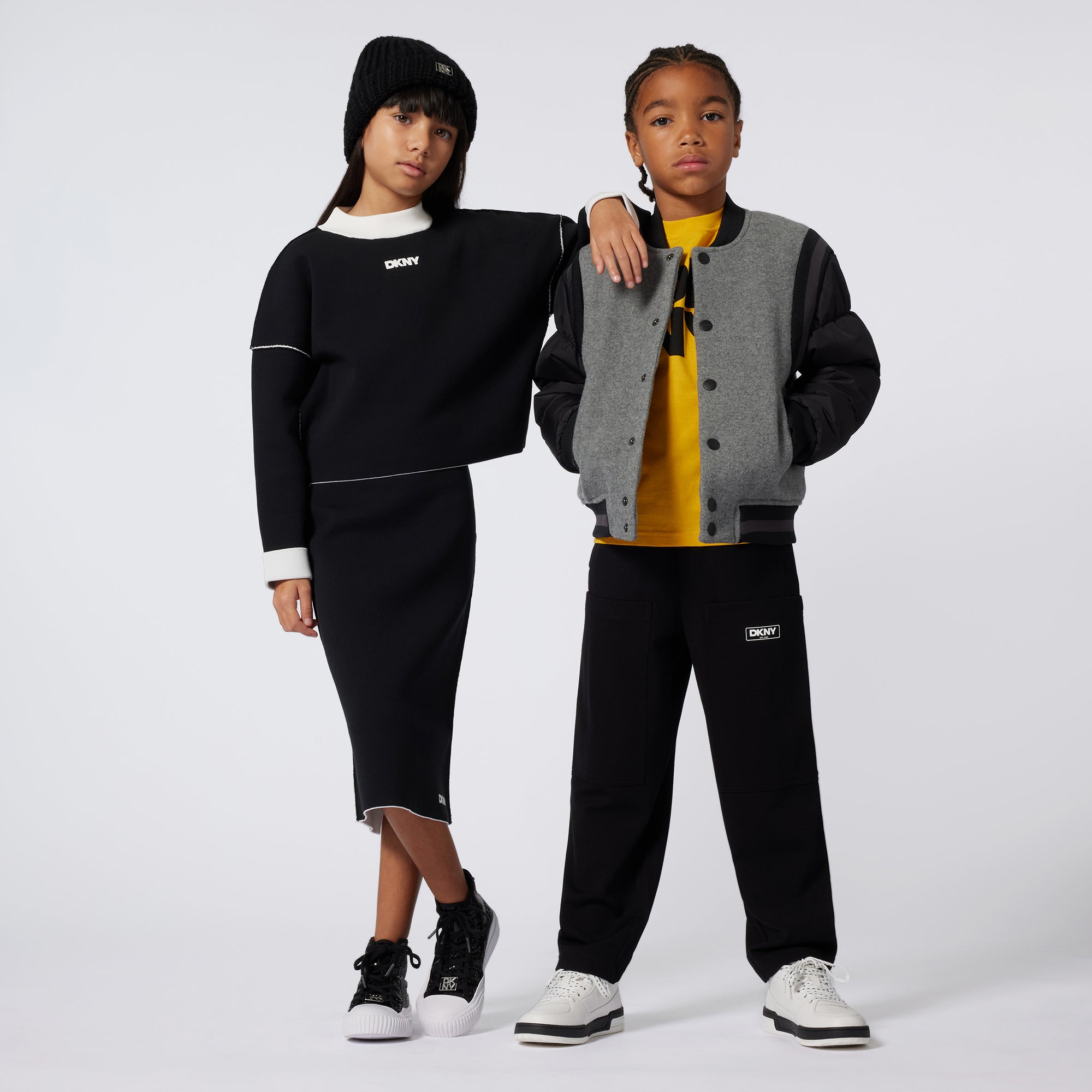 DKNYPuffer Sleeves Bomber Jacket3617165608667SAVANNA