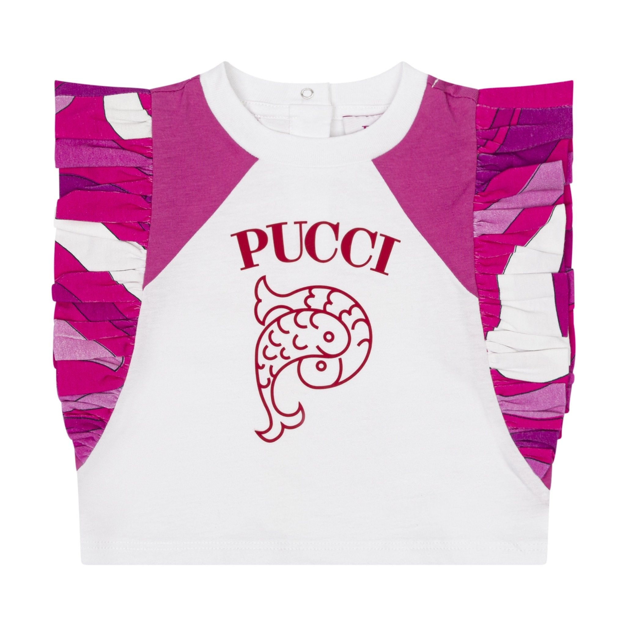 Emilio PucciAbstract Logo T-Shirt8059774191621SAVANNA