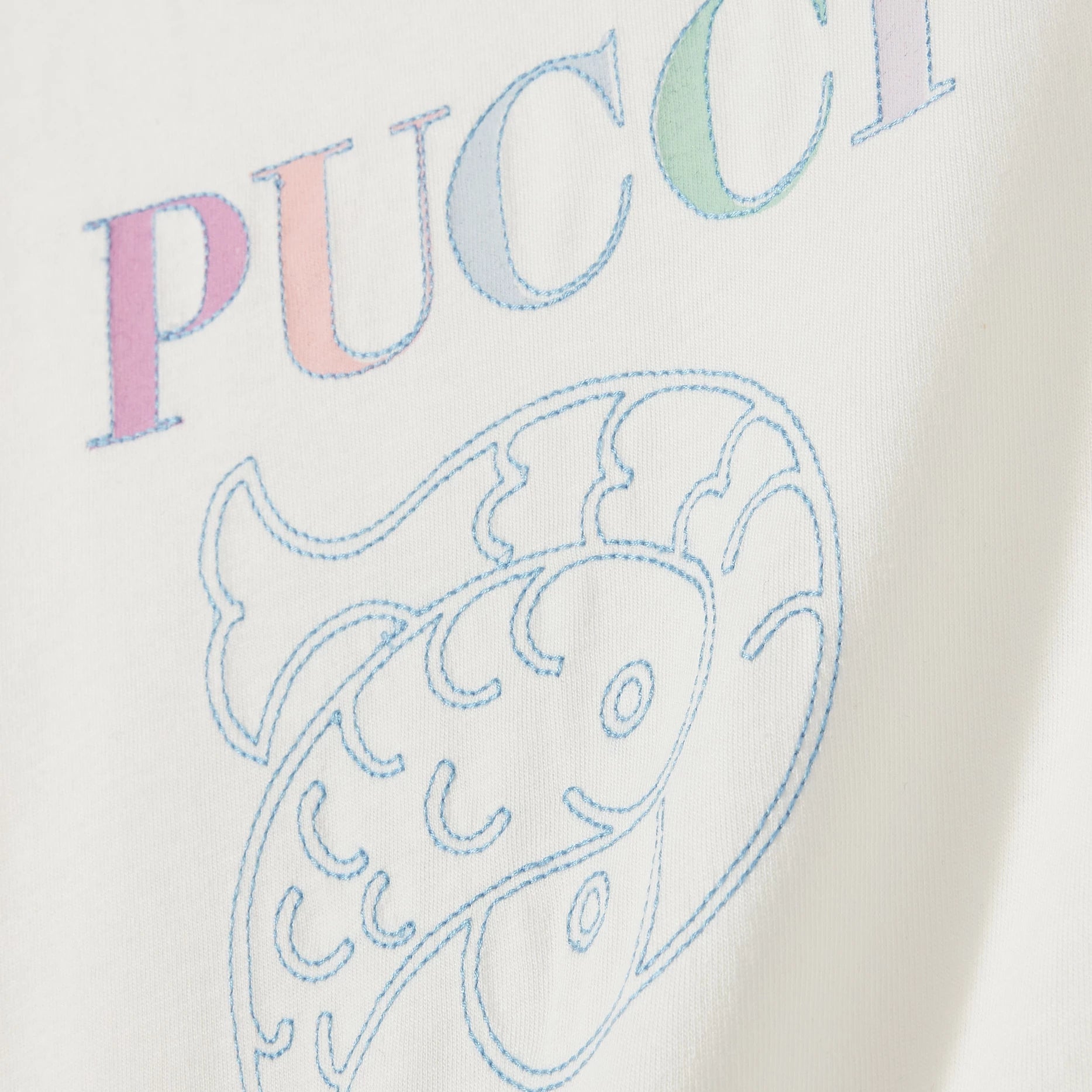 Emilio PucciEmbroidered Logo T-shirt8055178715104SAVANNA