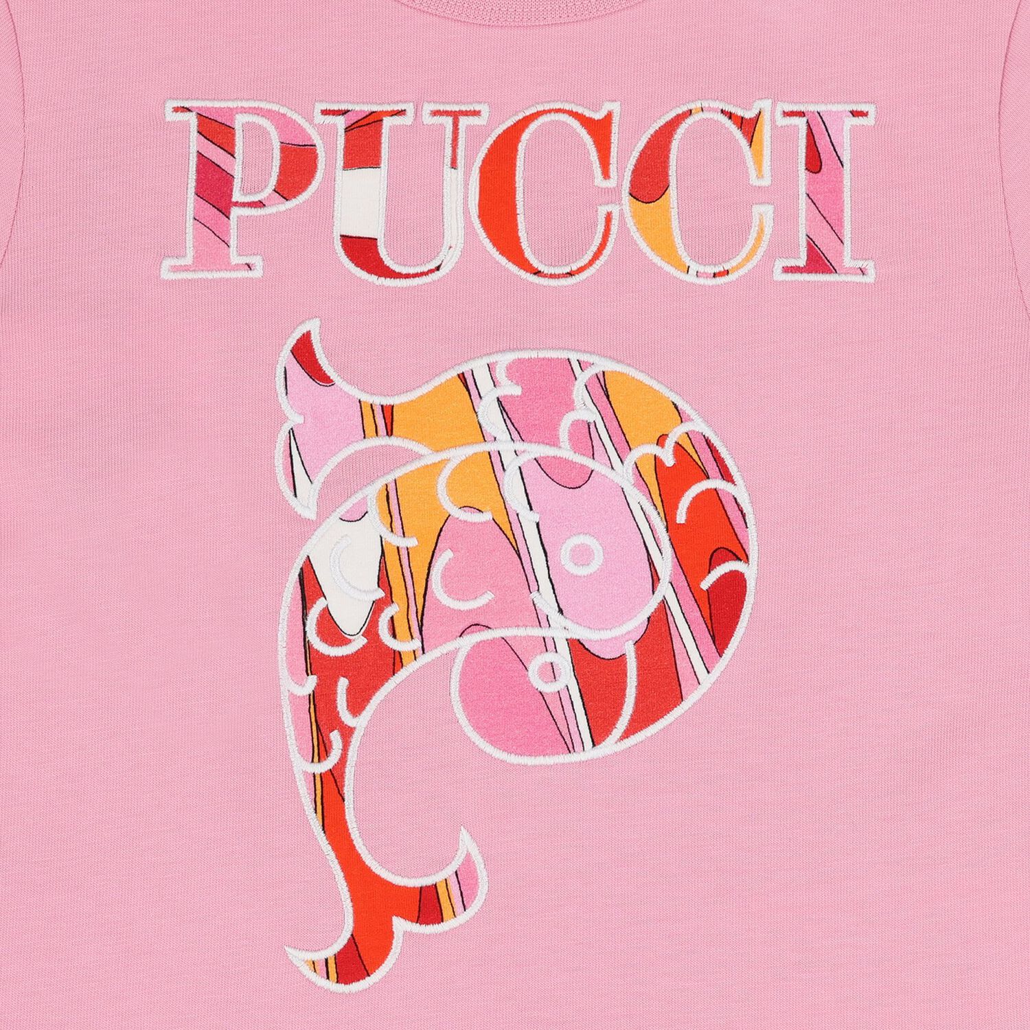 Emilio PucciEmbroidered Logo T-Shirt8059774192680SAVANNA