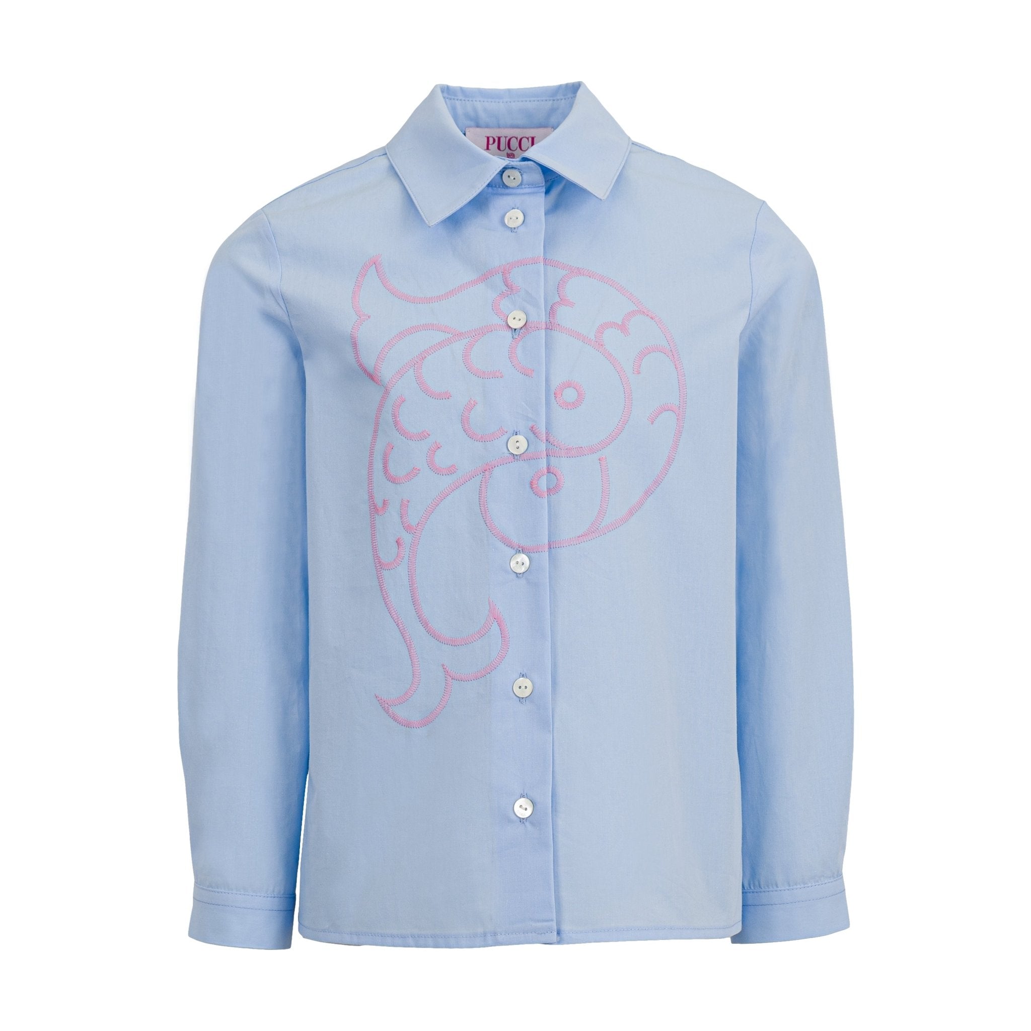 Emilio PucciHem Embroidered ShirtSAVANNA