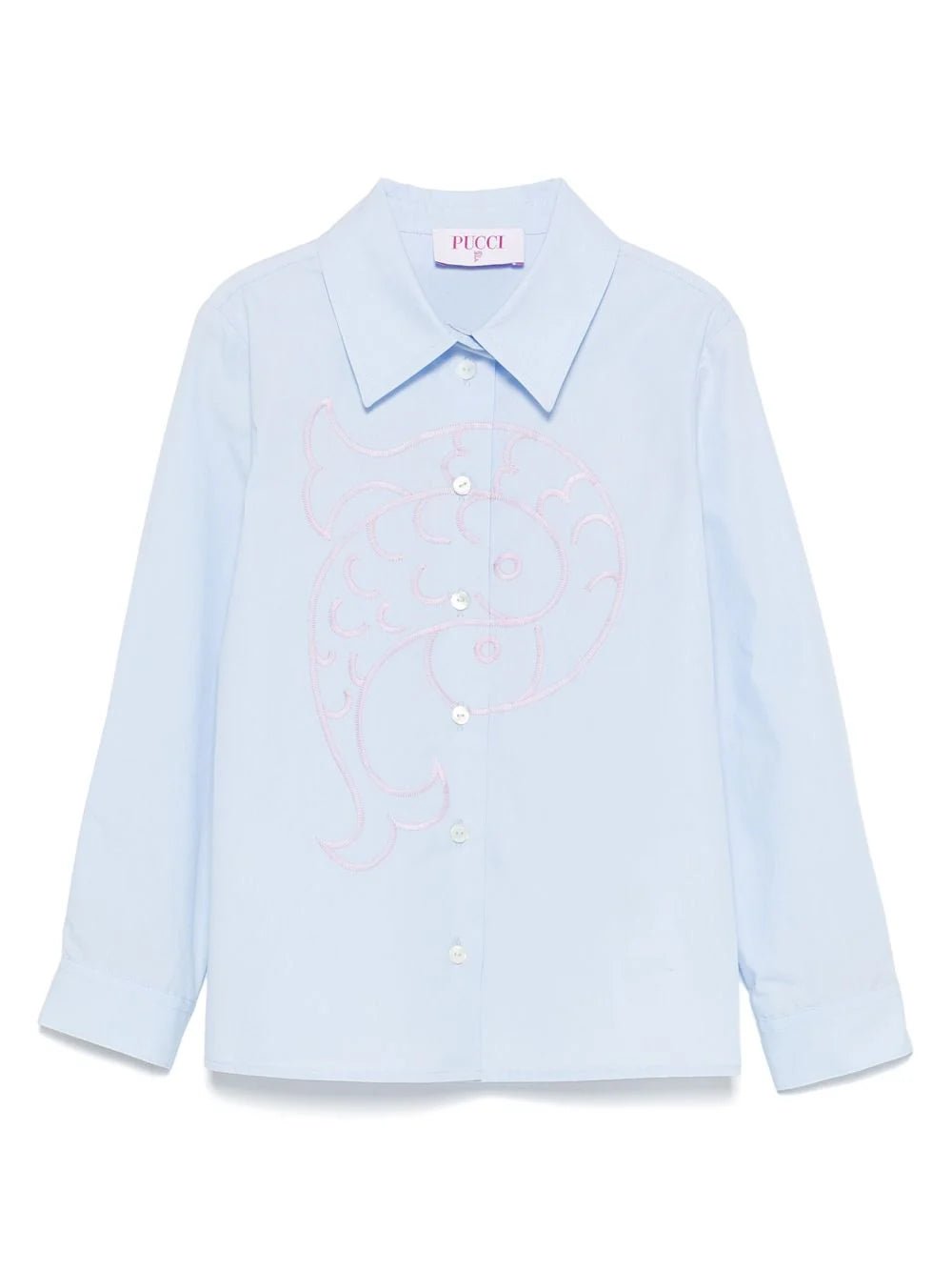 Emilio PucciHem Embroidered ShirtSAVANNA