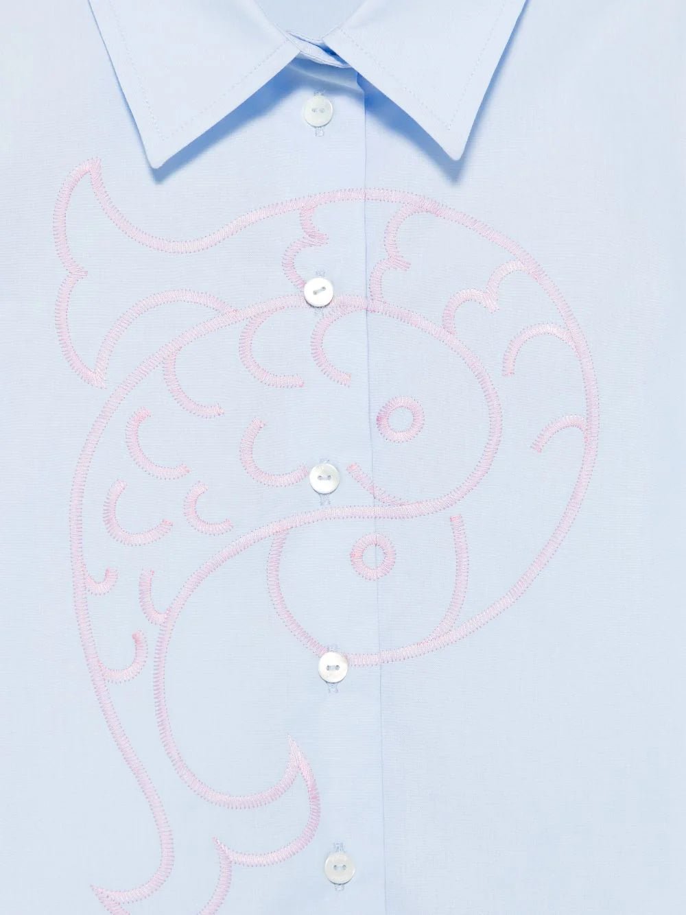 Emilio PucciHem Embroidered ShirtSAVANNA