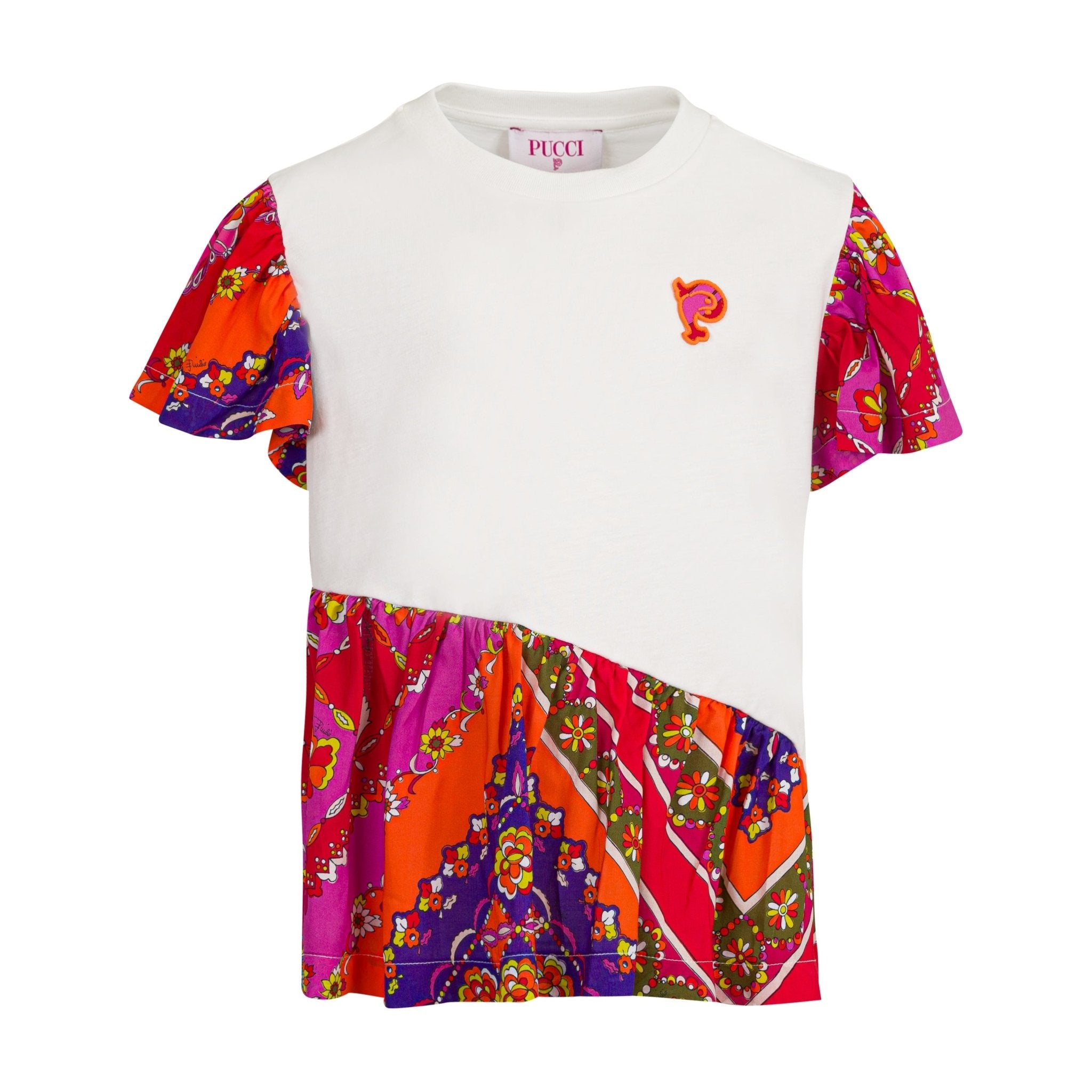 Emilio PucciLogo Fontane T-Shirt8055178716064SAVANNA