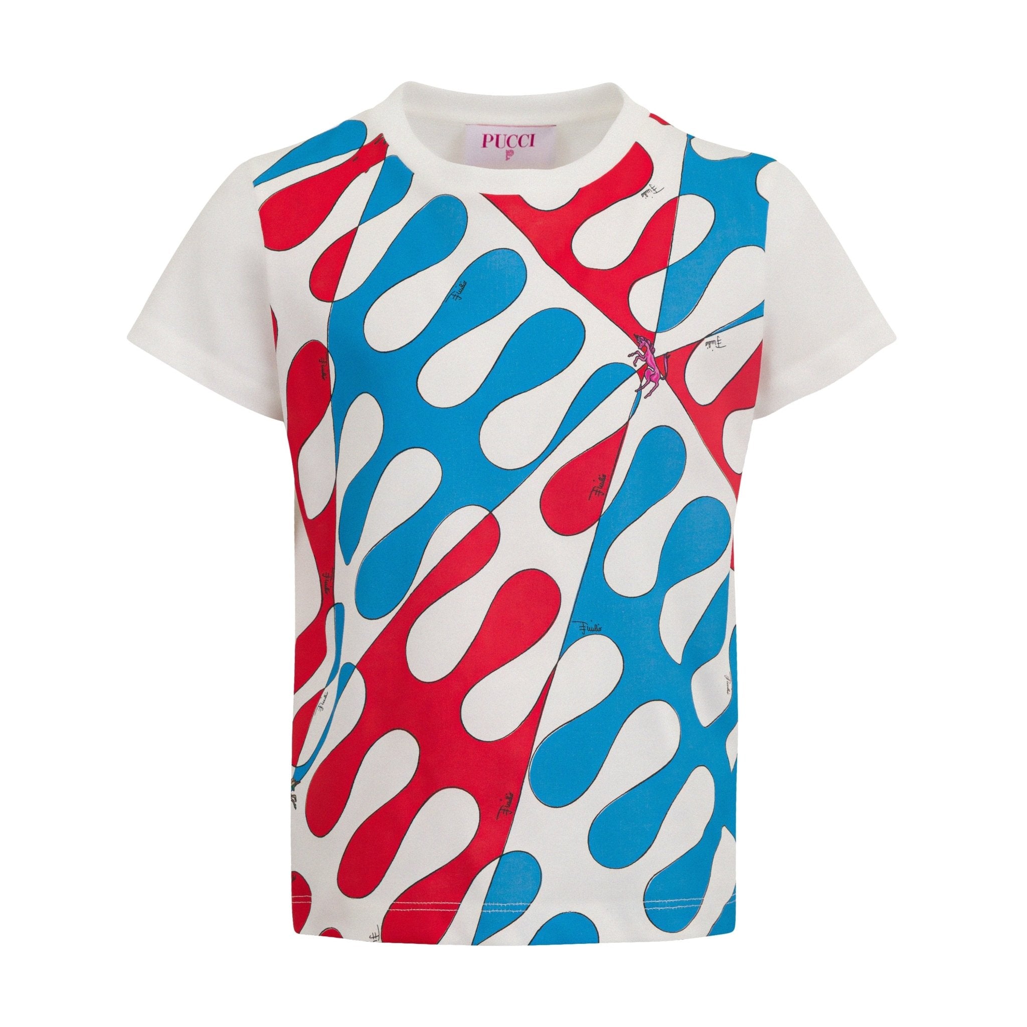 Emilio PucciLogo Fontane T-Shirt8055178716309SAVANNA