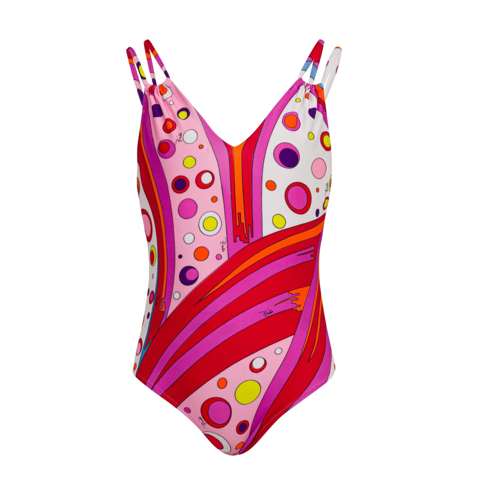 Emilio PucciMarble Print Swimsuit8055178719584SAVANNA