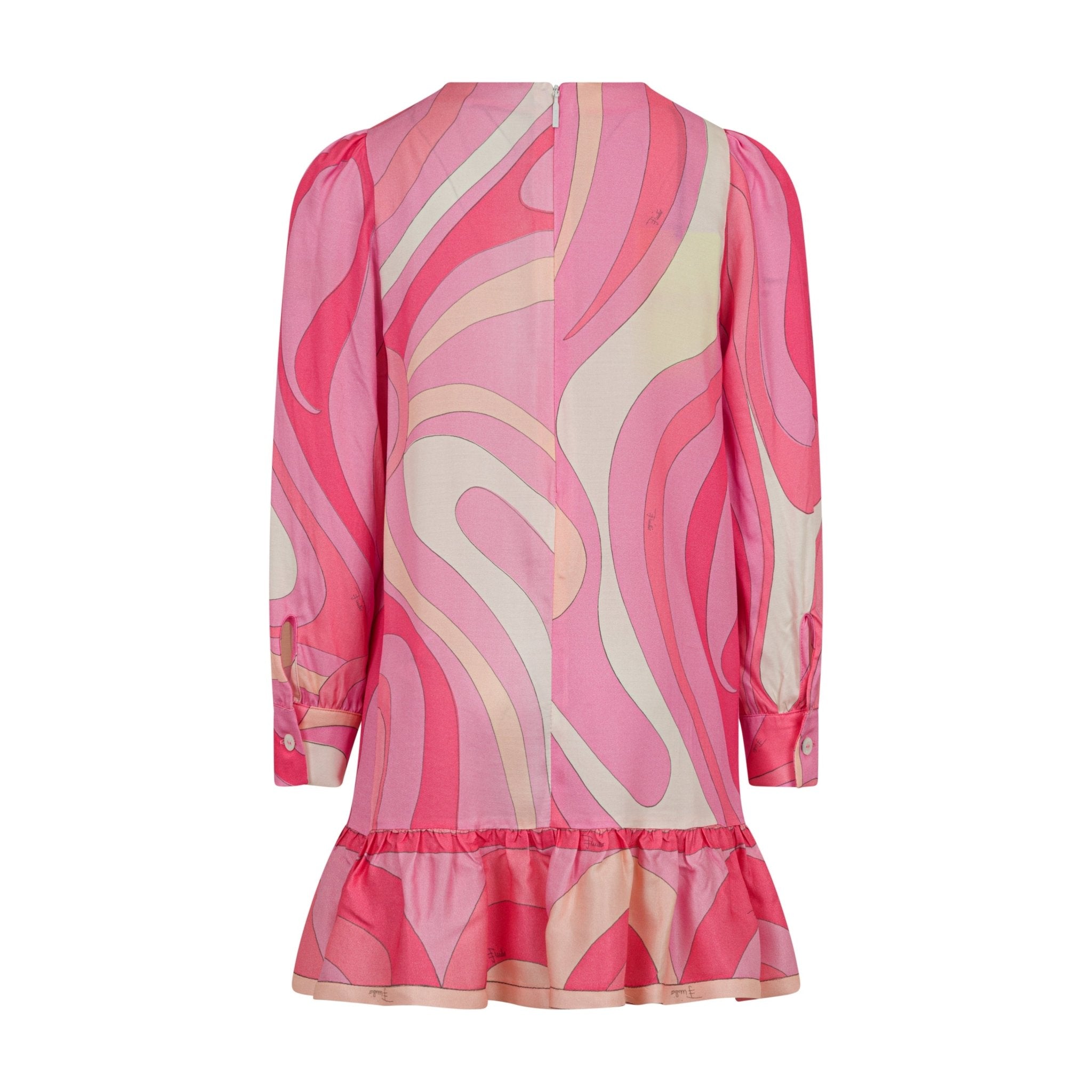 Emilio PucciMarmo Print Ruffled Dress8055178926616SAVANNA