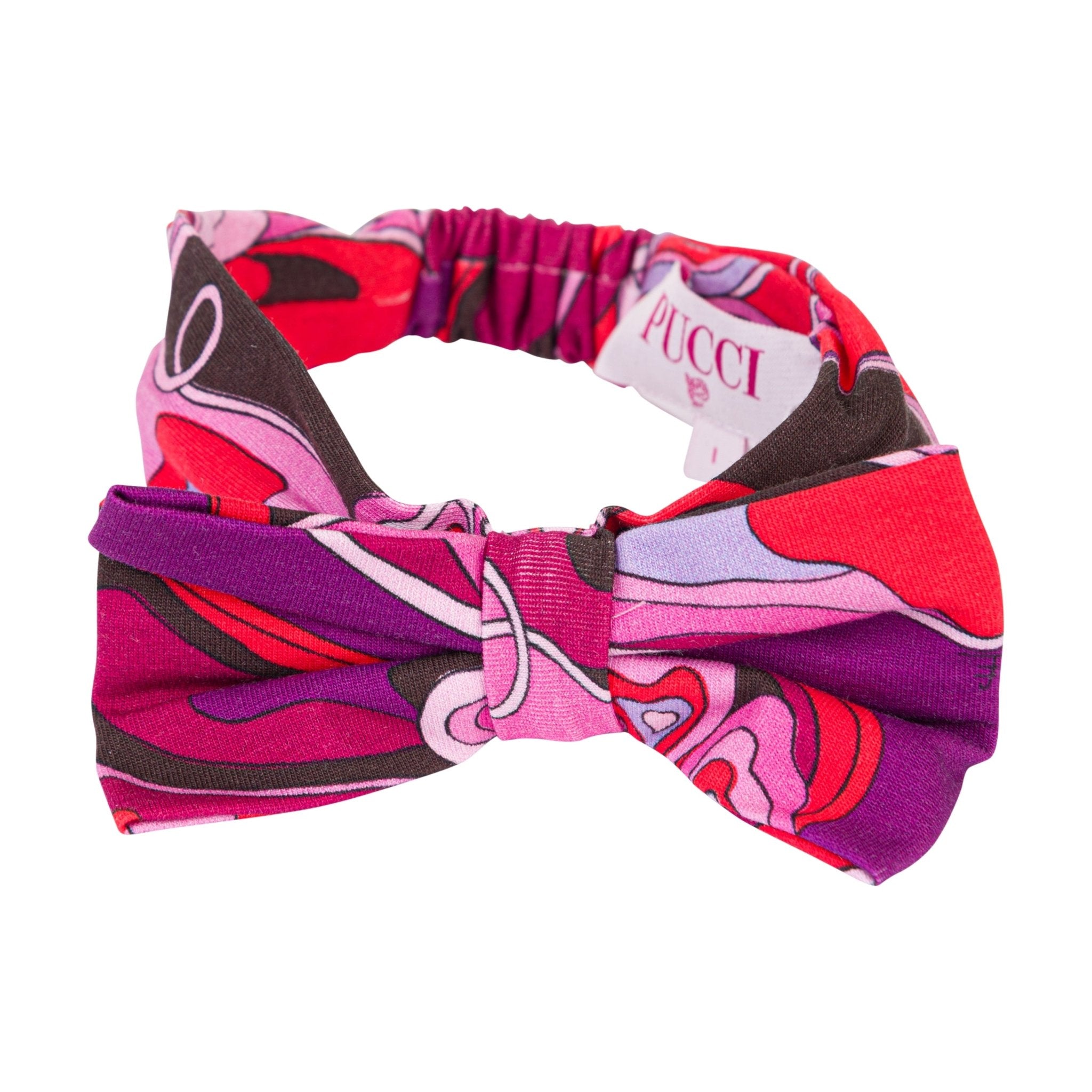 Emilio PucciOrchidee Print Bow Headband8055178923660SAVANNA