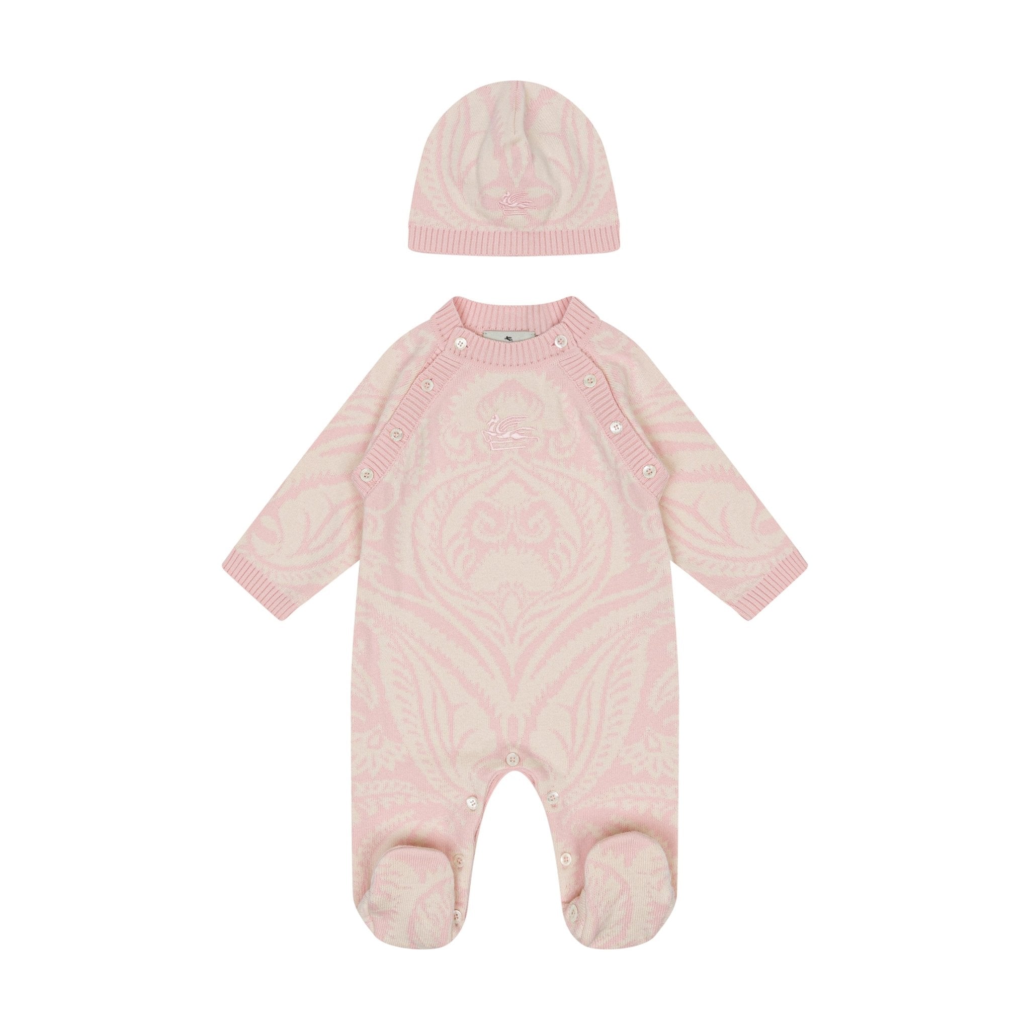 ETRODamask Knitted Babygrow Set8059774029313SAVANNA