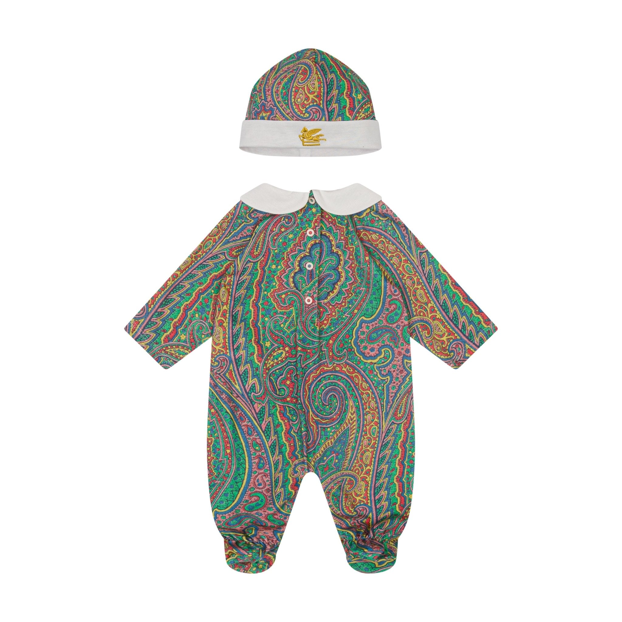 ETRODamask Knitted Babygrow Set8059774029467SAVANNA