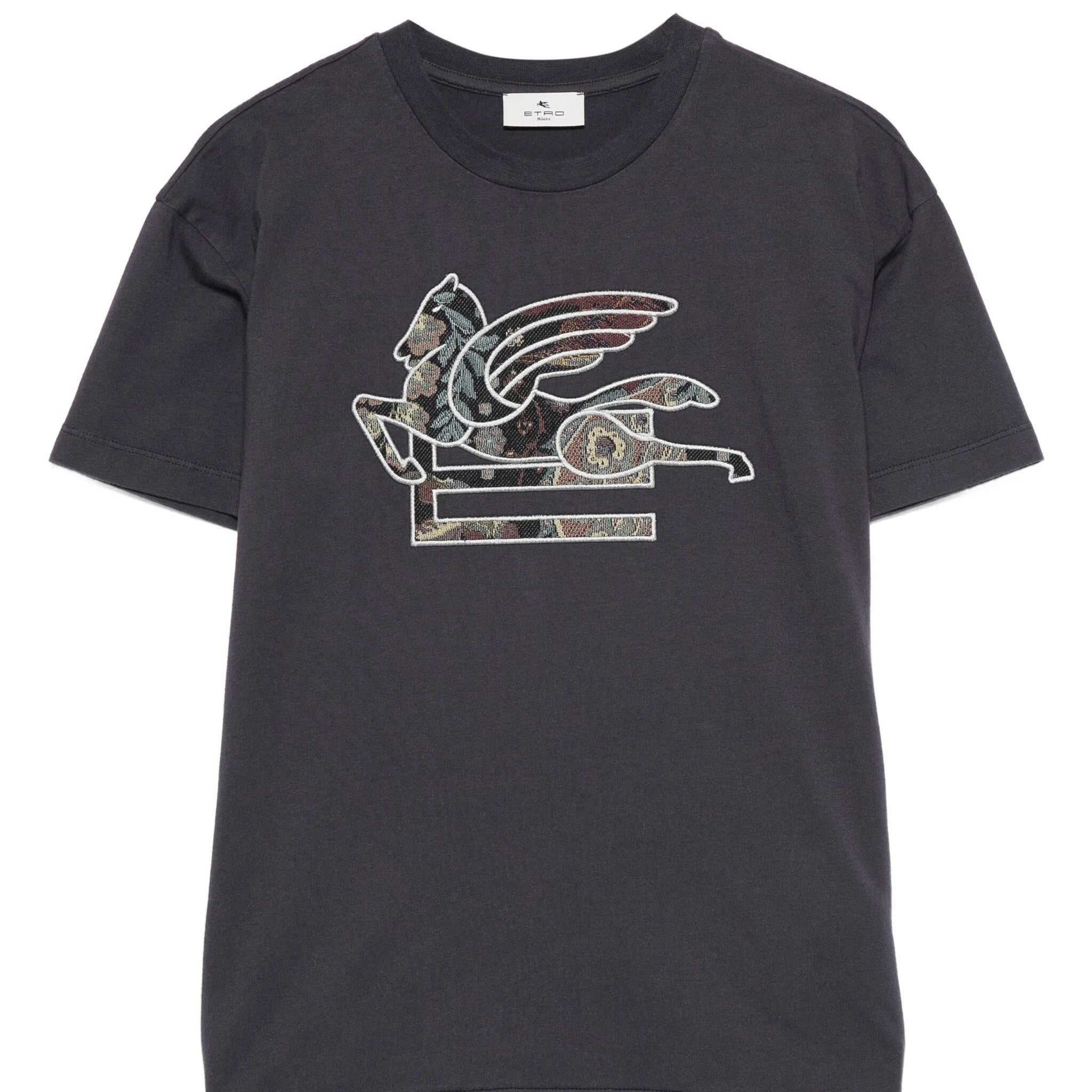 ETROPegaso Embellished Motif T-Shirt8059774023106SAVANNA