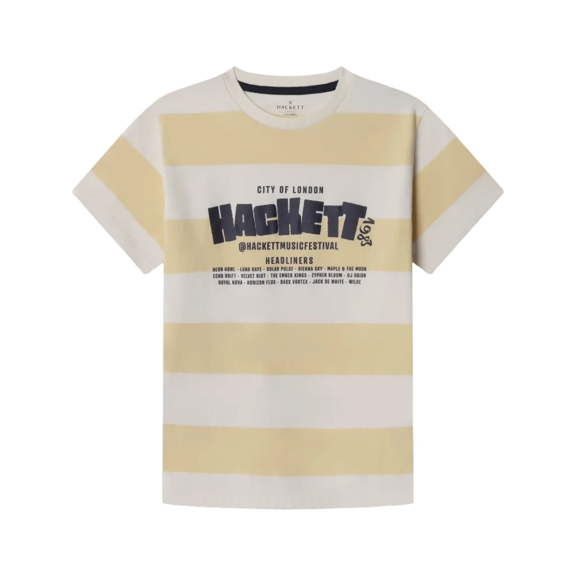 Hackett LondonFestival Stripe Logo T-Shirt5063698149579SAVANNA